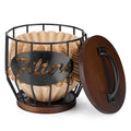 Yangbaga Cup Coffee Reusable Filters Holder with Wood Lid