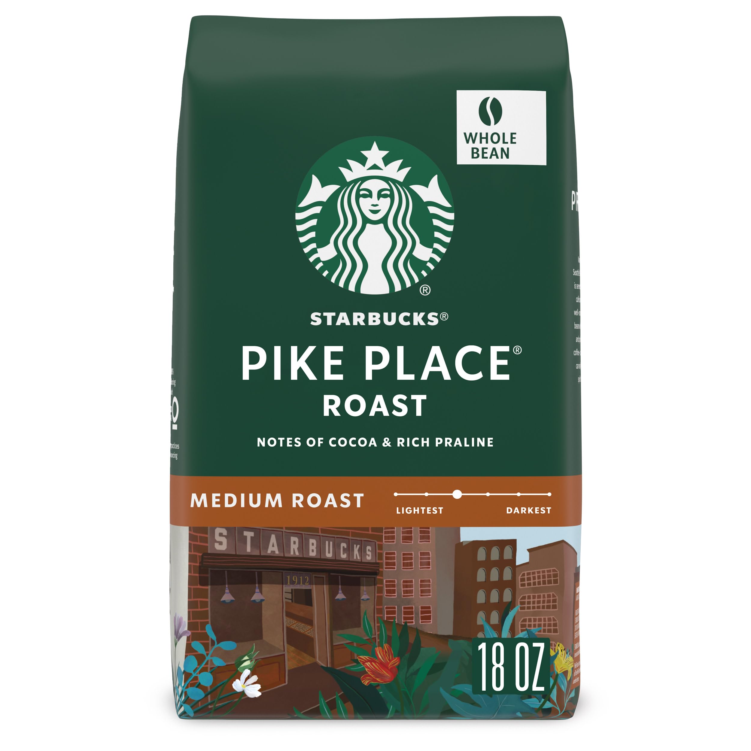 Starbucks Whole Bean Caffeinated Bag No medium_roast