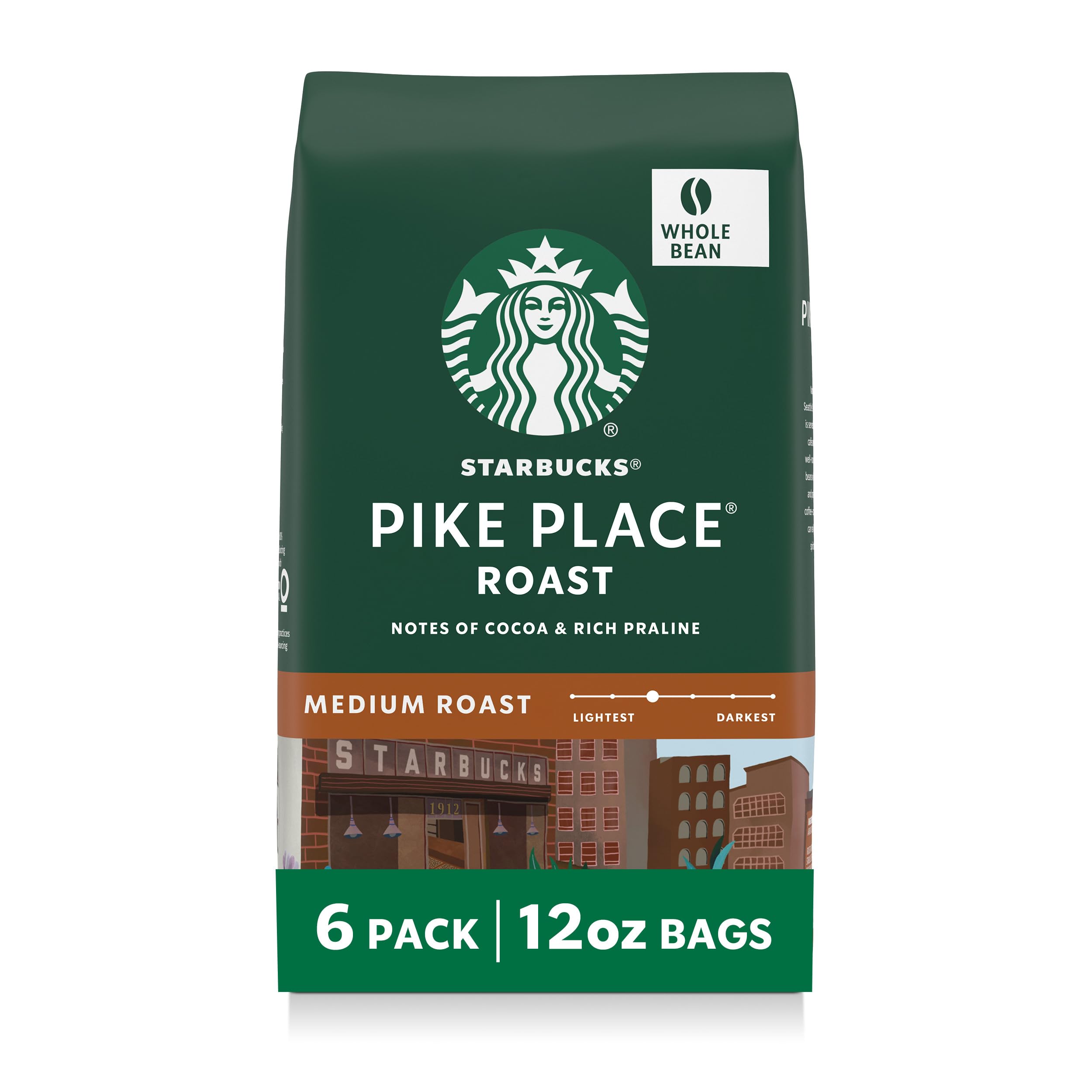 Starbucks Whole Bean Caffeinated Bag No medium_roast