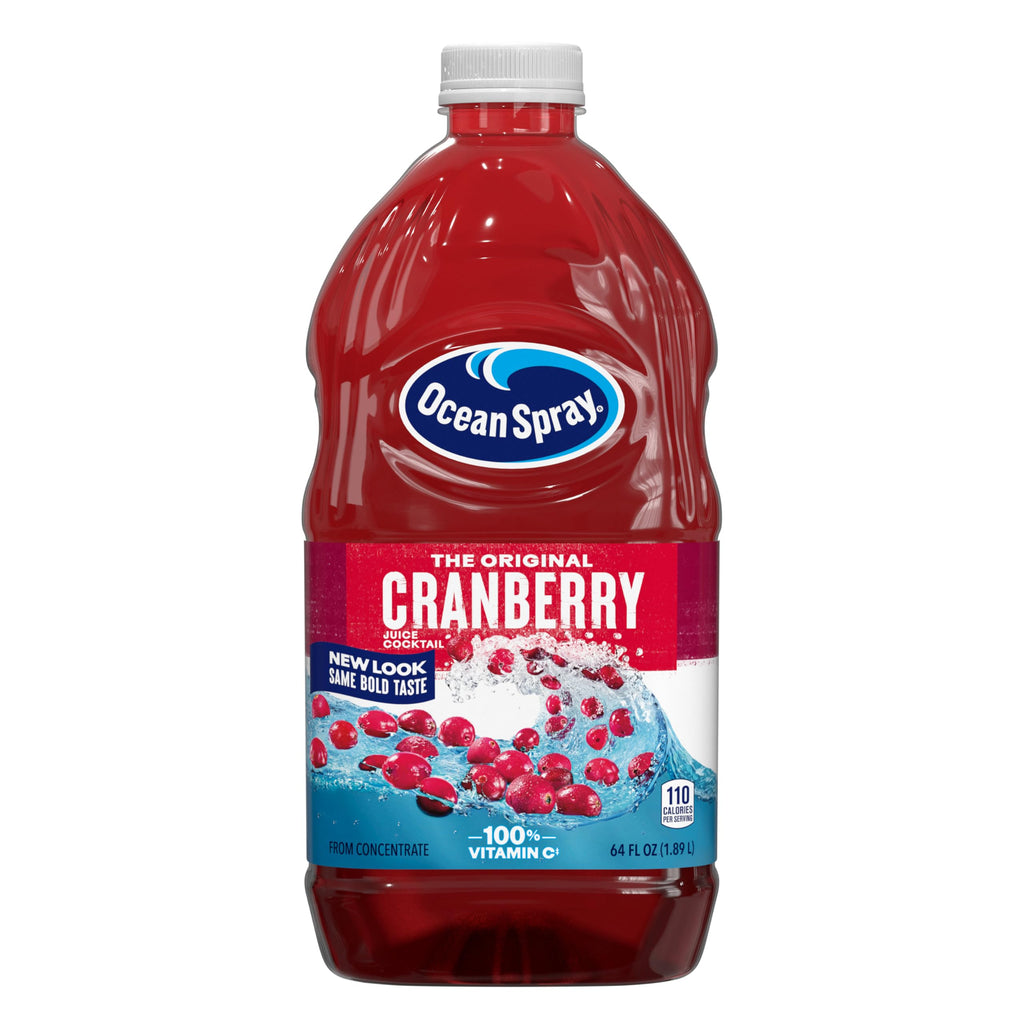 Ocean Spray® Cranberry Juice Cocktail with Calcium, 64 Fl Oz Bottle (Pack of 8)