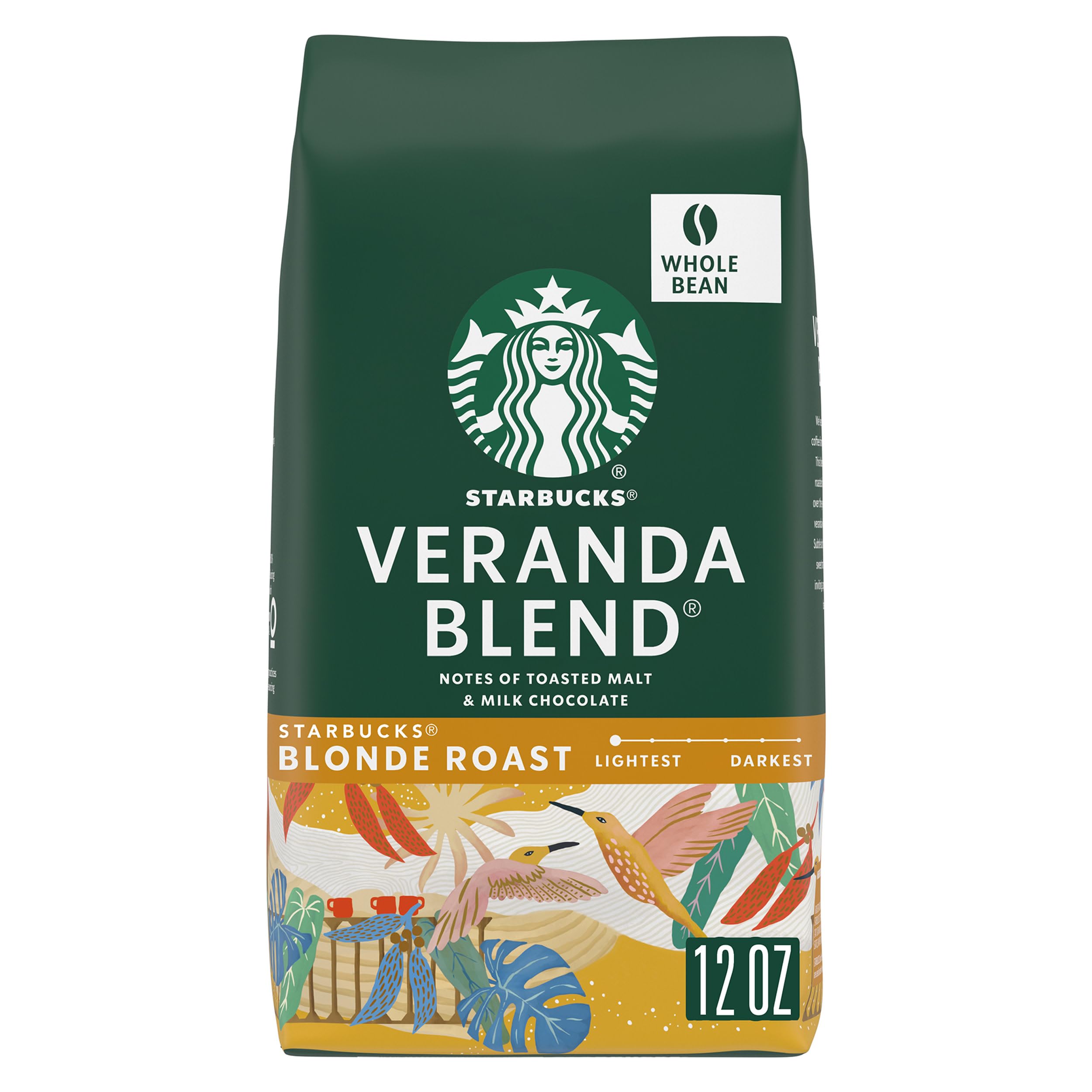 Starbucks Whole Bean Caffeinated Bag No light_roast
