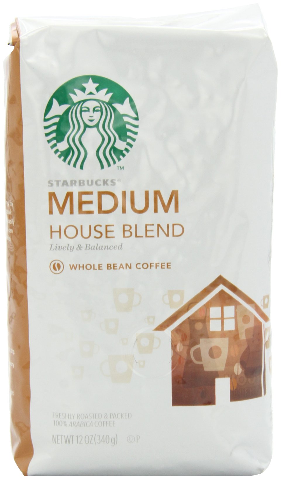 Starbucks Whole Bean Caffeinated Bag No medium_roast