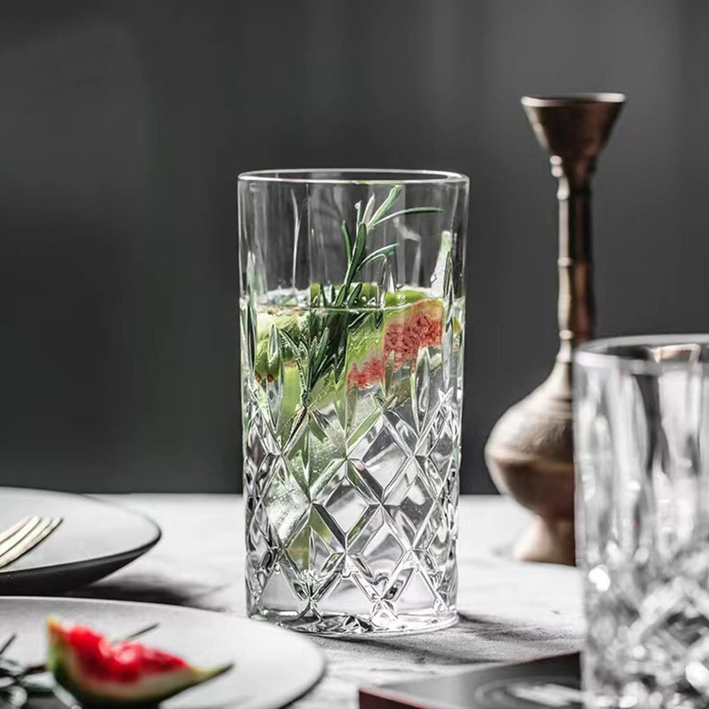 Qipecedm Crystal Drinking Glasses