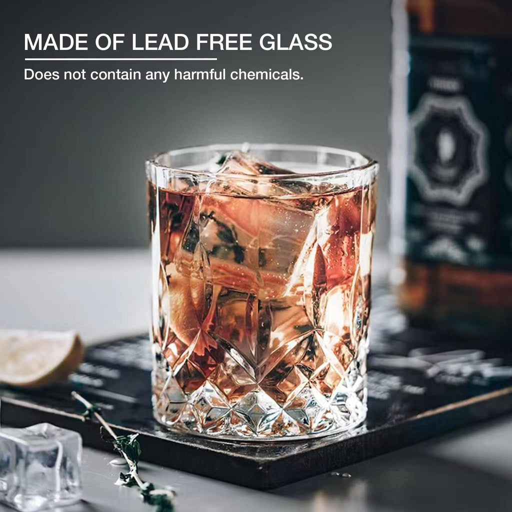 Qipecedm Crystal Drinking Glasses