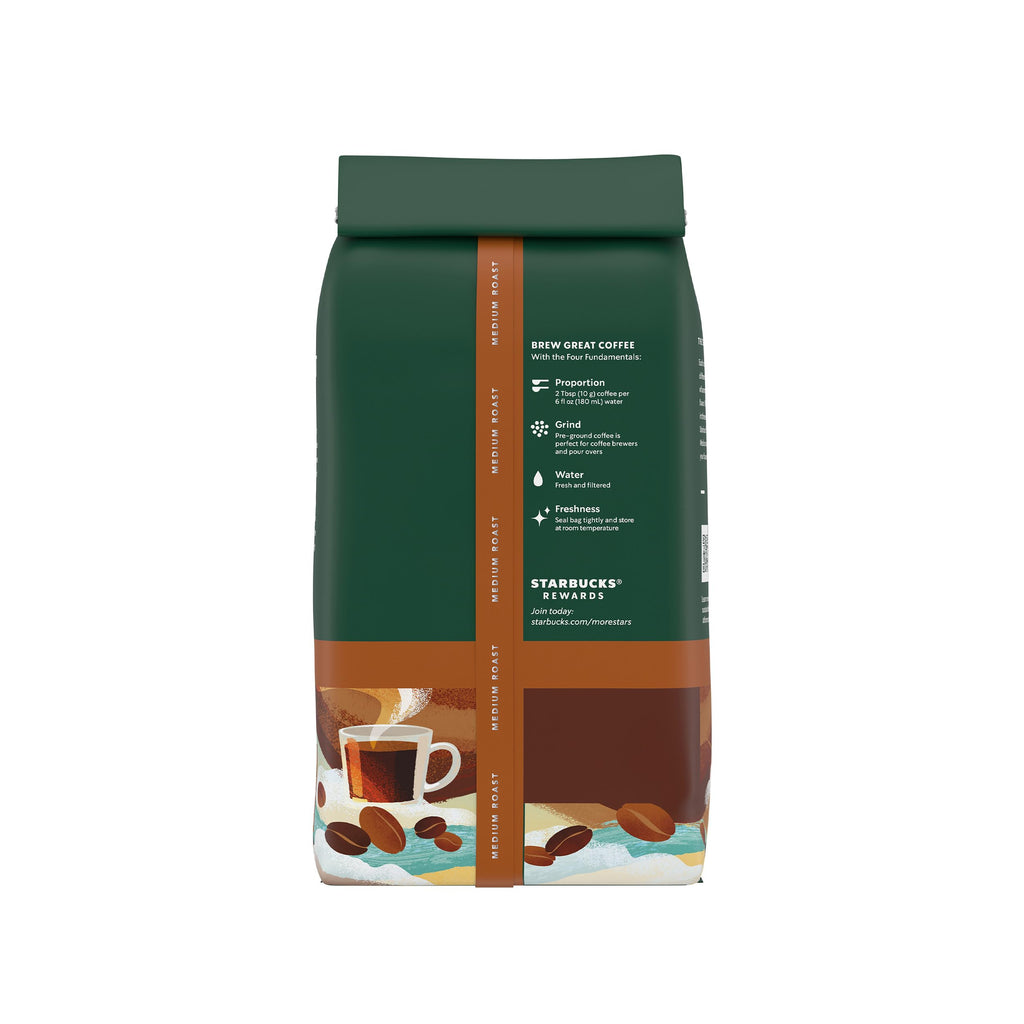 Starbucks Ground Caffeinated Bag No medium_roast