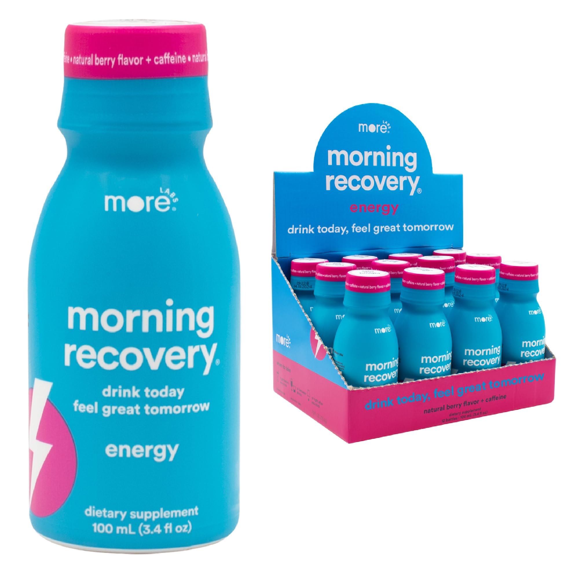 Morning Recovery Electrolyte, Milk Thistle Drink Proprietary Formulation to Hydrate While Drinking for Morning Recovery