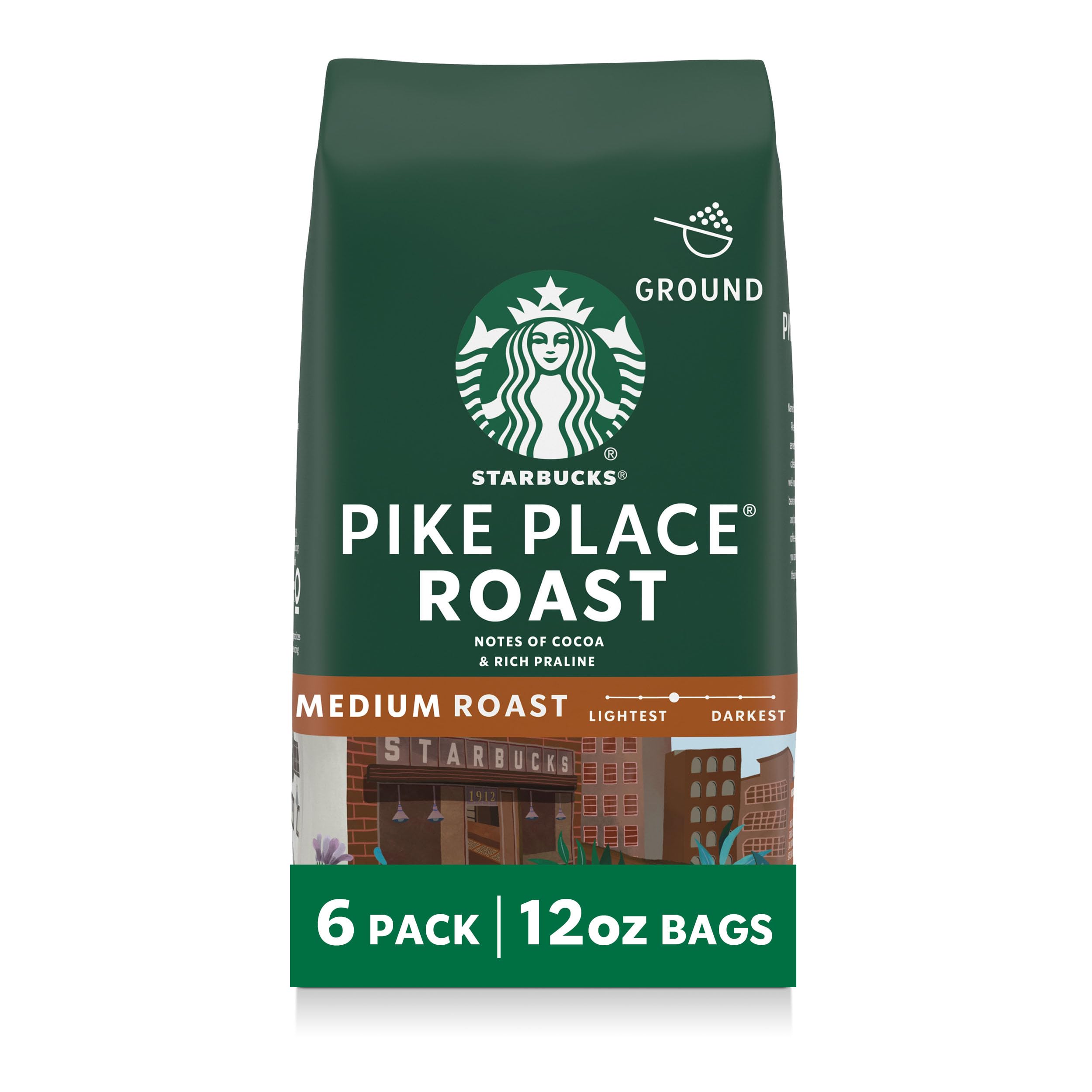 Starbucks Ground Caffeinated Bag No medium_roast