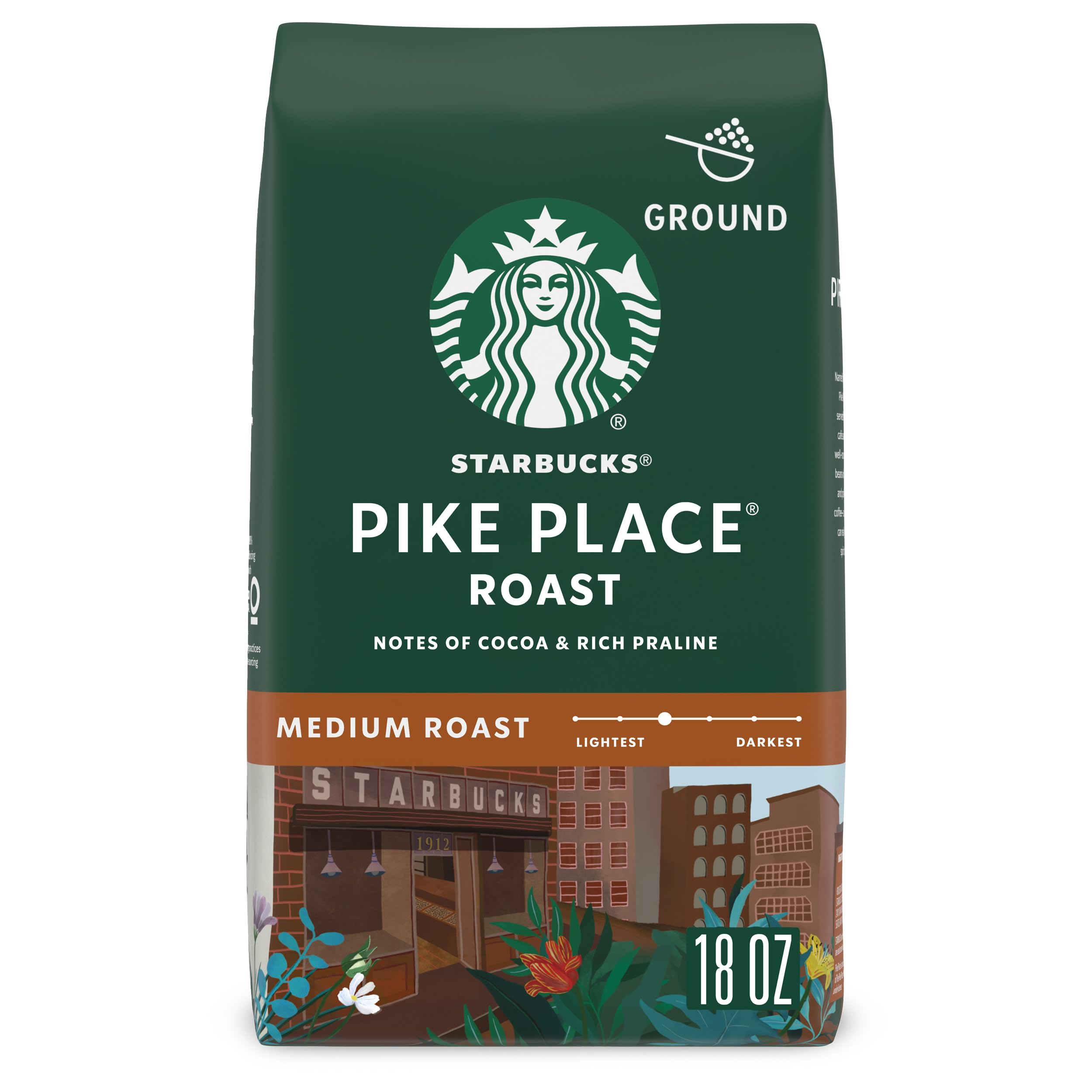 Starbucks Ground Caffeinated Bag No medium_roast