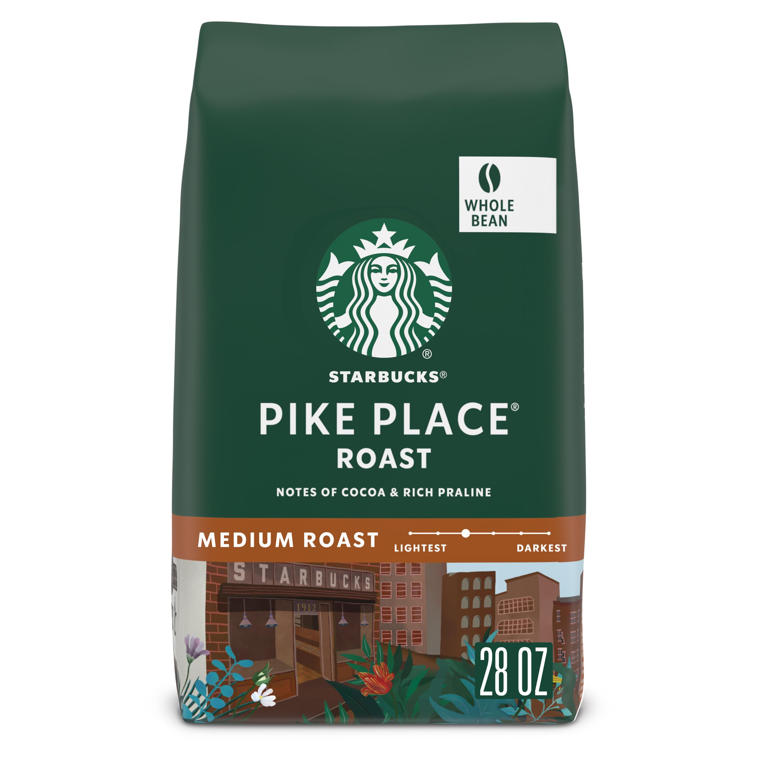 Starbucks Whole Bean Caffeinated Bag No medium_roast