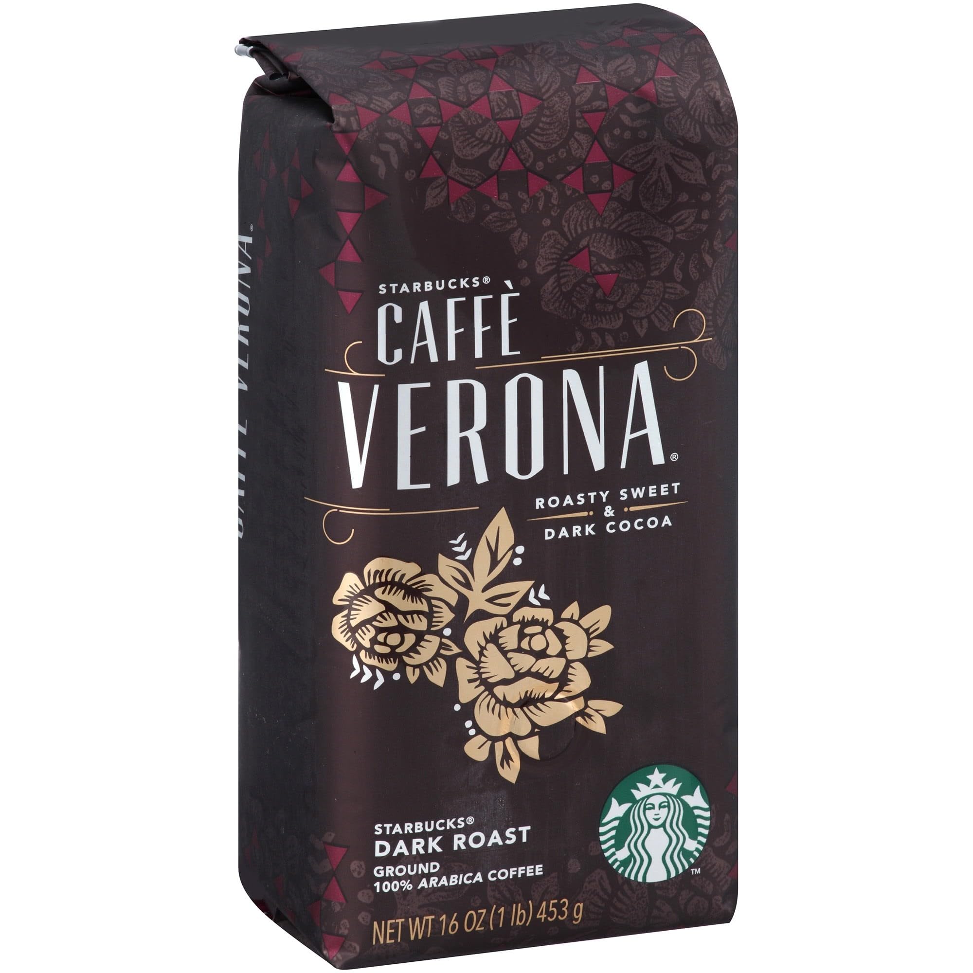 Starbucks Ground Coffee, Dark Roast Coffee, Espresso Roast, 100% Arabica, 1 bag (28 oz)