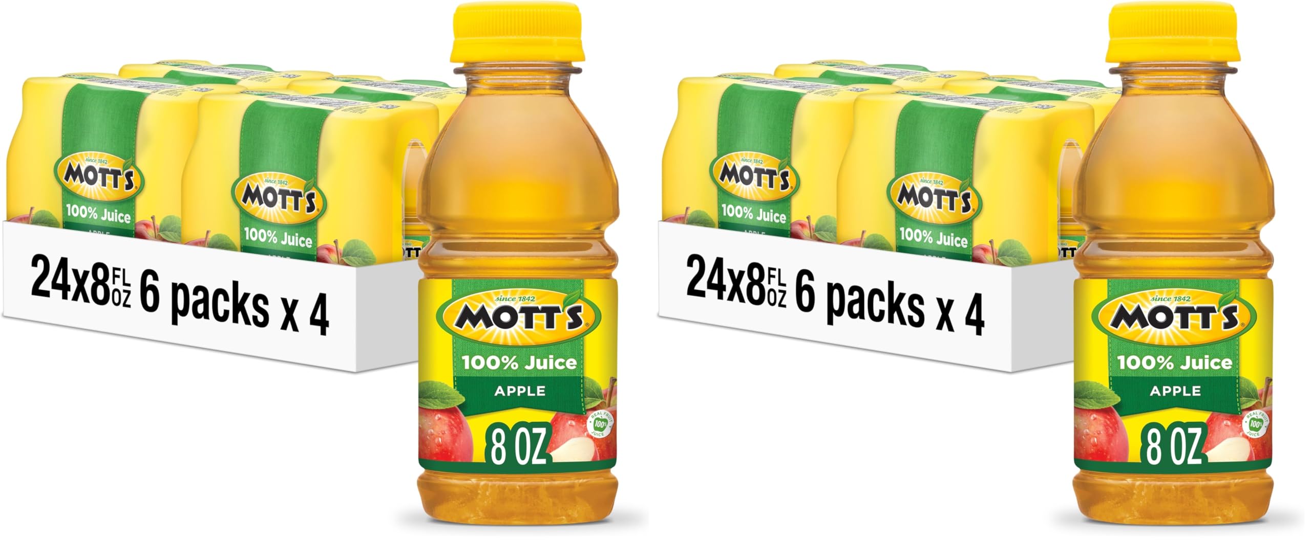 Mott’s 100% Pineapple Passion Fruit Juice Blend, 8 fl oz bottles, 24 Count (4 Packs Of 6)