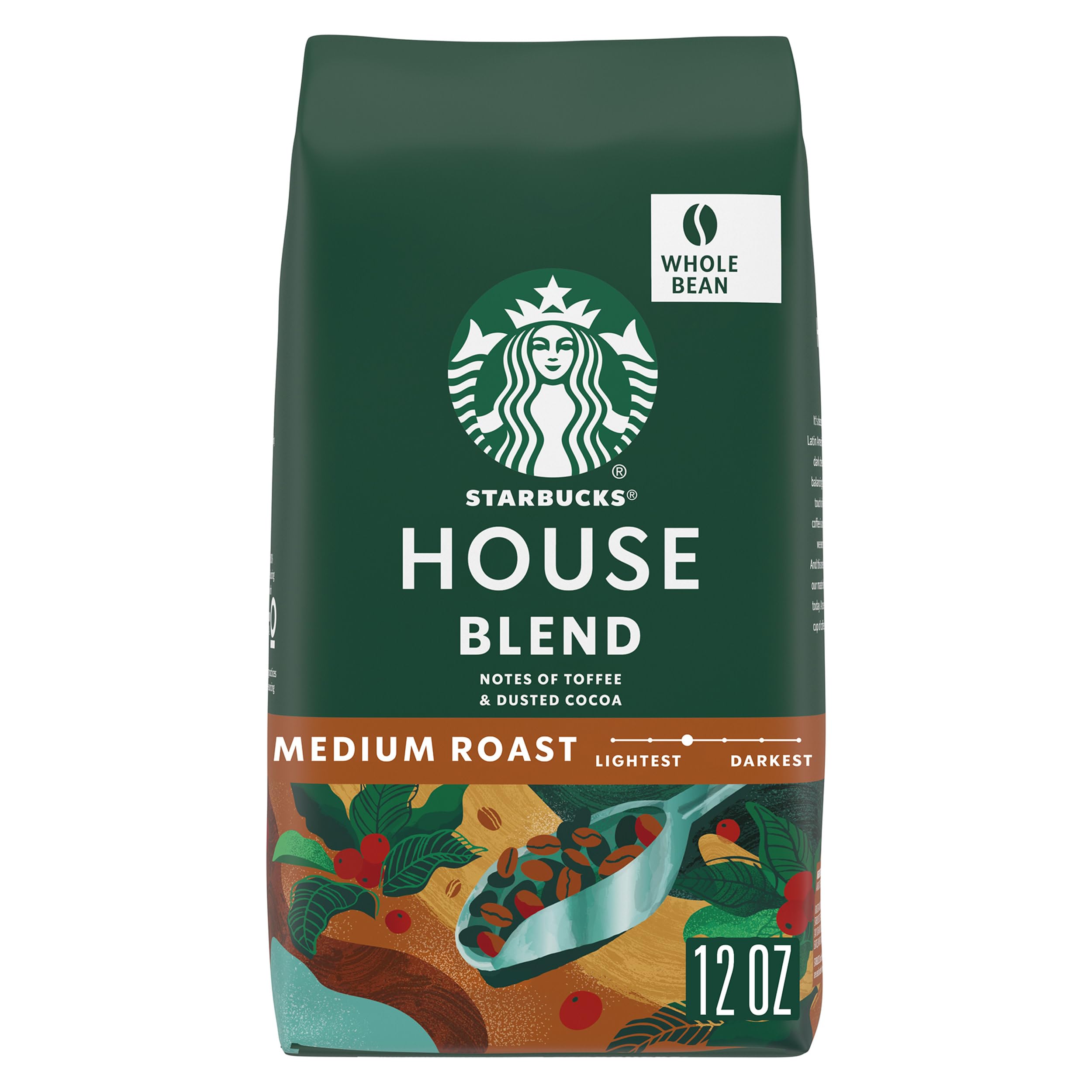Starbucks Whole Bean Caffeinated Bag No medium_roast