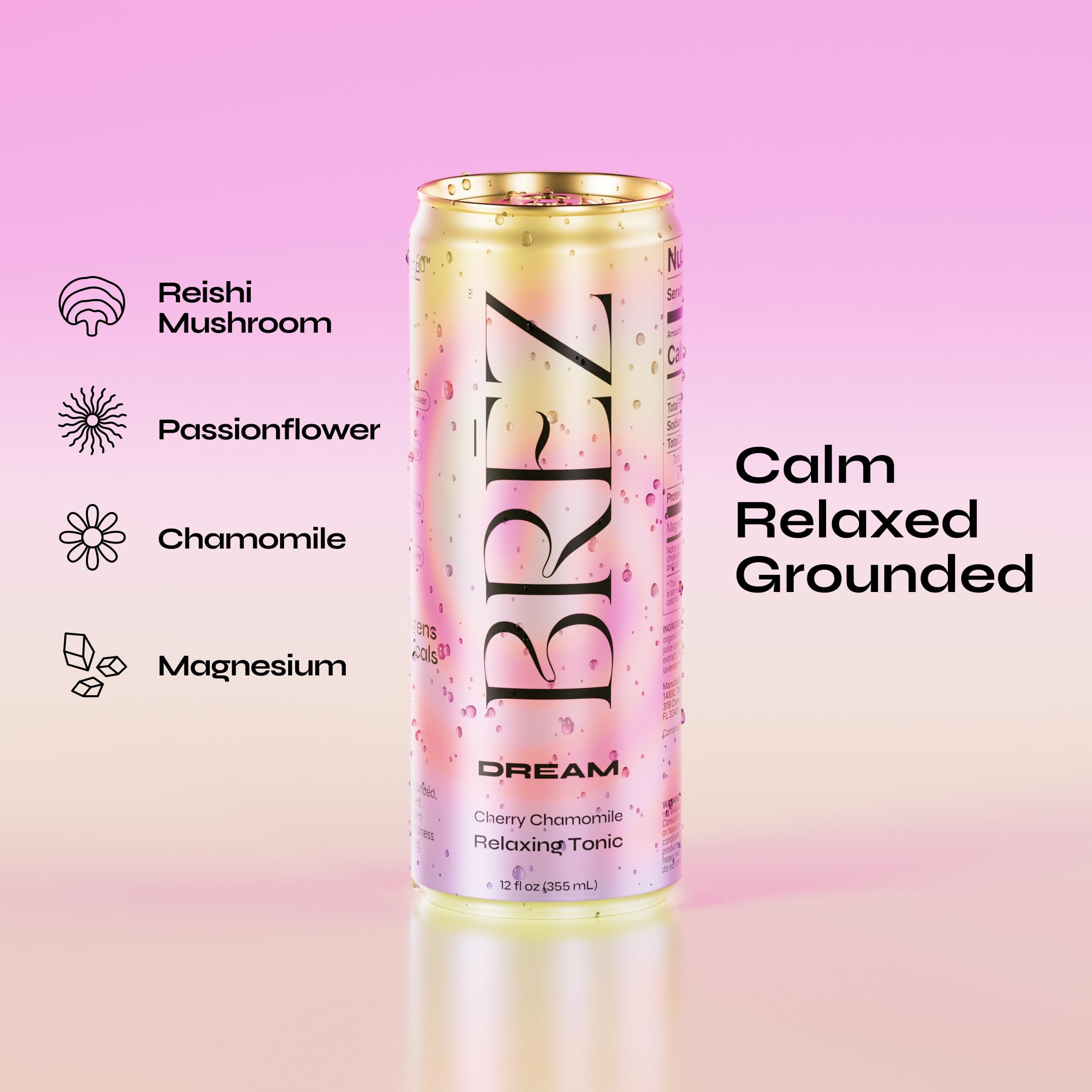 BRĒZ Dream Reishi Mushroom Functional Drink