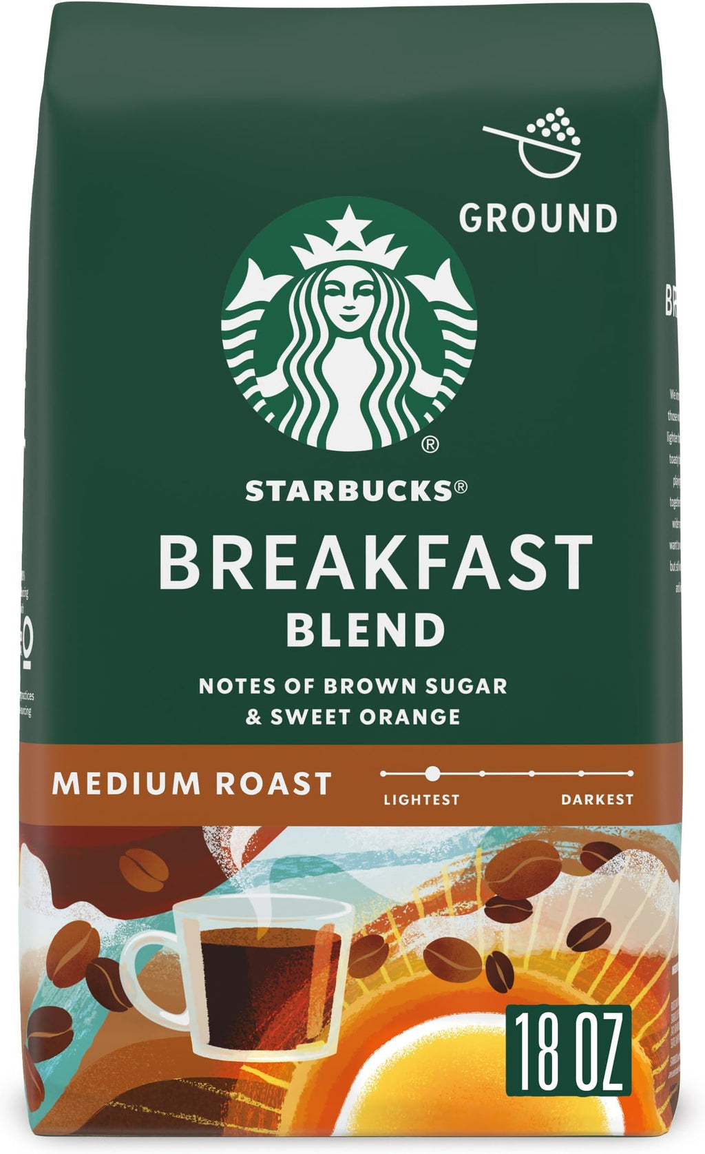 Starbucks Ground Caffeinated Bag No medium_roast