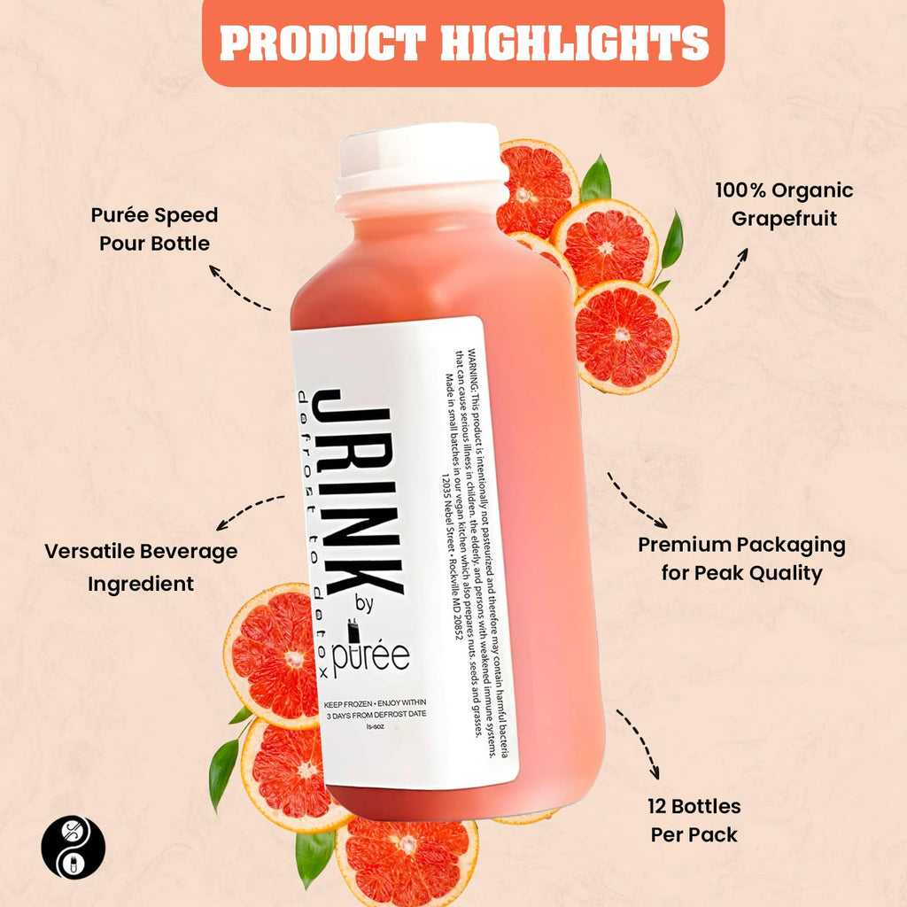 JRINK by Purée Grapefruit Juice Beverage