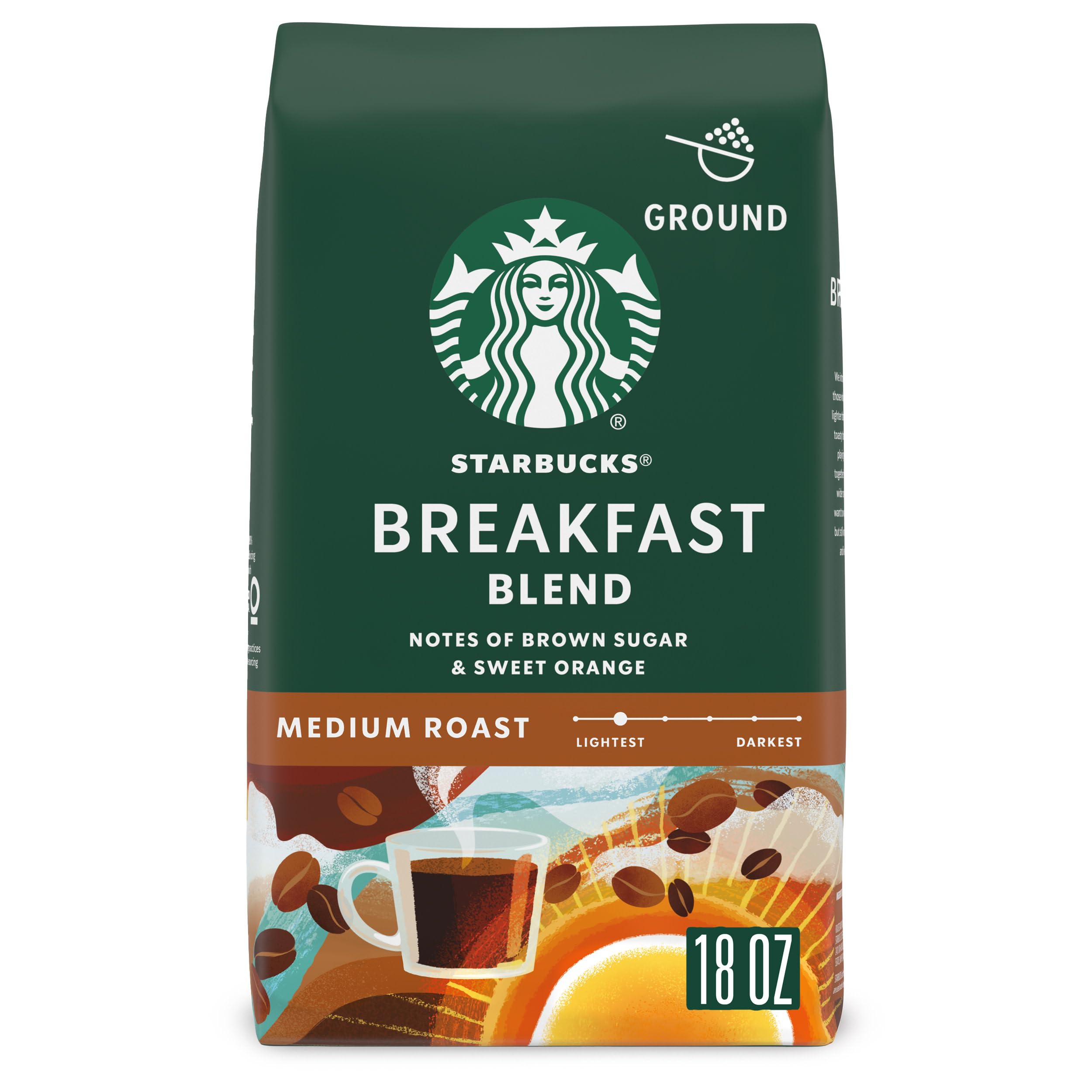 Starbucks Ground Caffeinated Bag No medium_roast