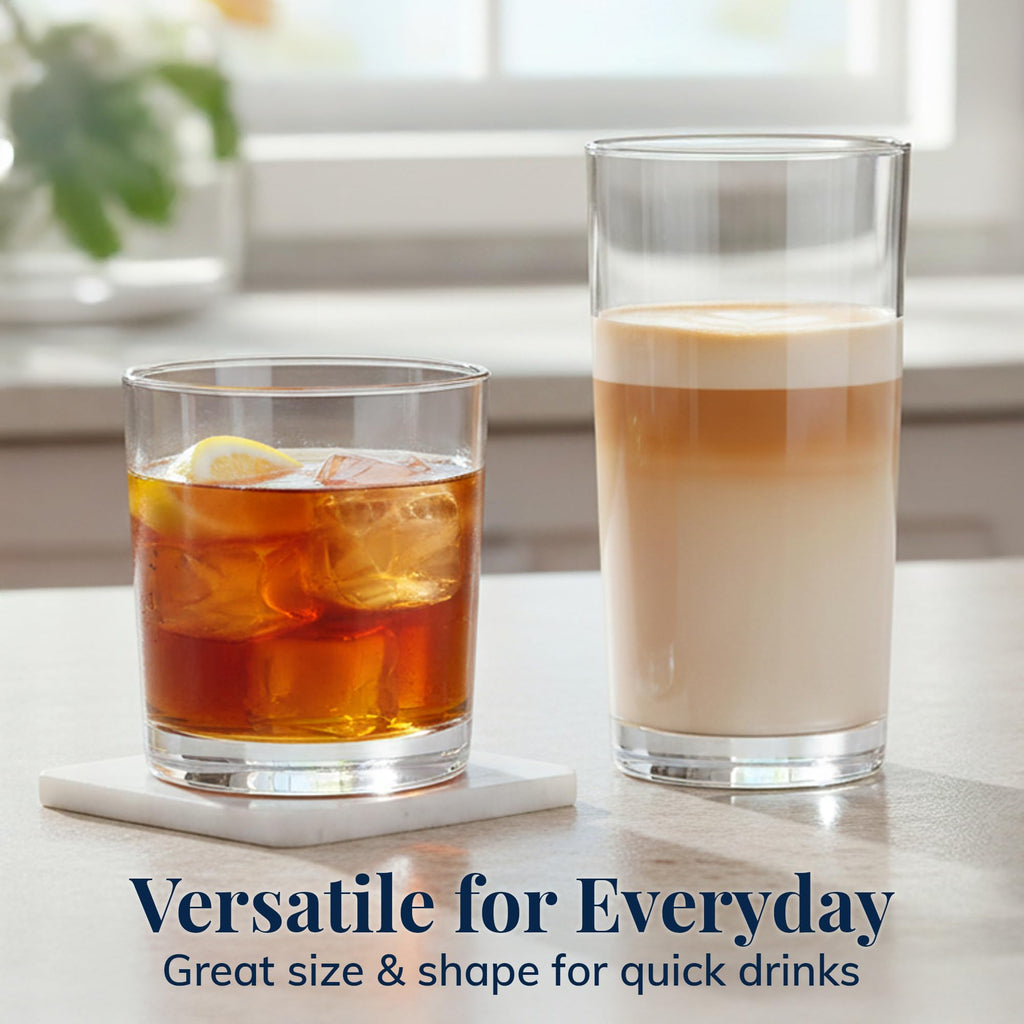 US Acrylic Classic Tumblers Rocks-Water Sets