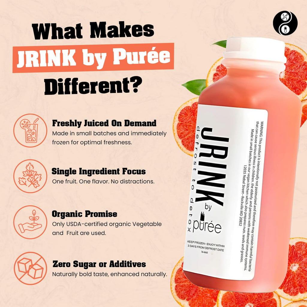 JRINK by Purée Grapefruit Juice Beverage