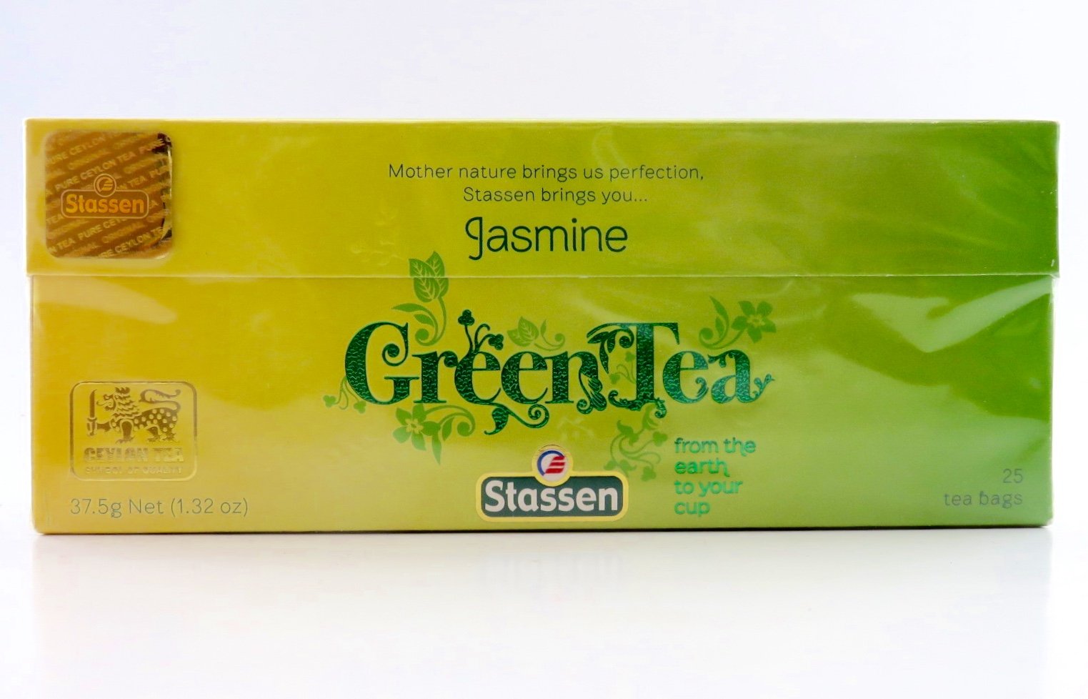 Stassen Pure Jasmine Green Tea, 25 Bags, 24-Pack