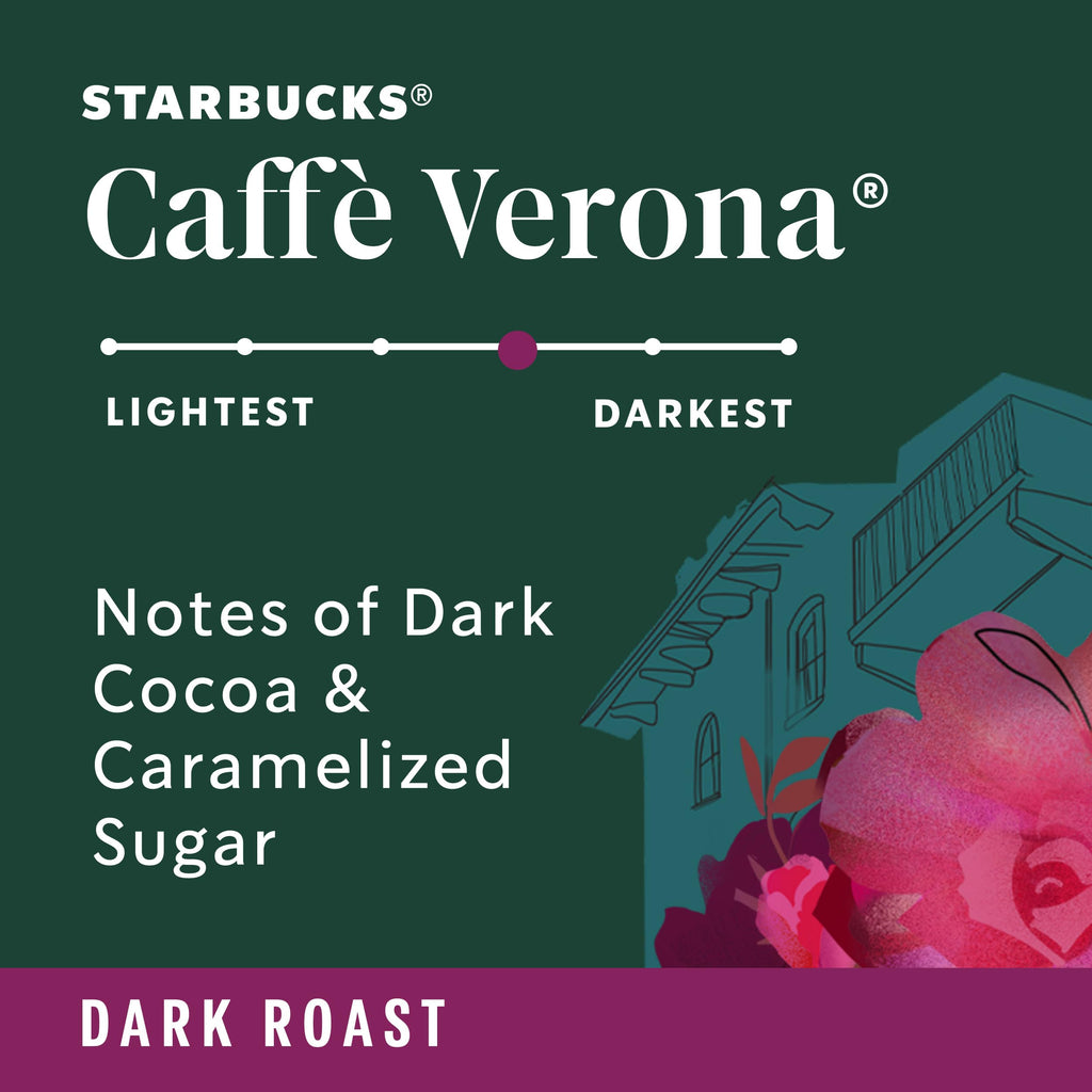 Starbucks Ground Coffee, Dark Roast Coffee, Espresso Roast, 100% Arabica, 1 bag (28 oz)