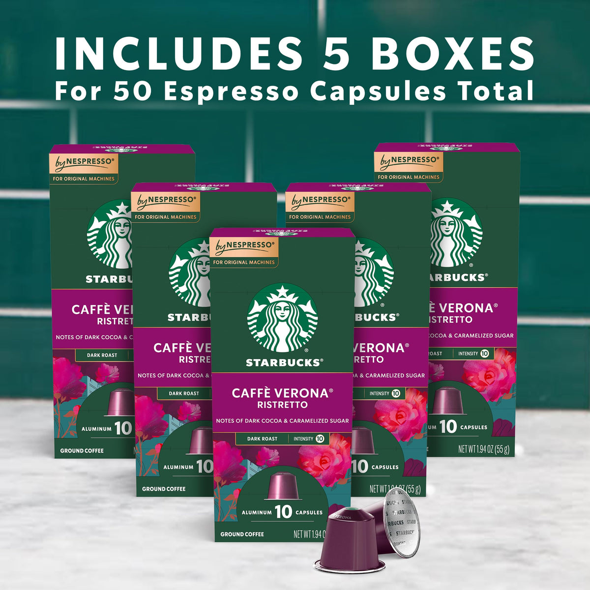 Coffee Capsules for Nespresso Machines – Smooth Medium Roast Blend
