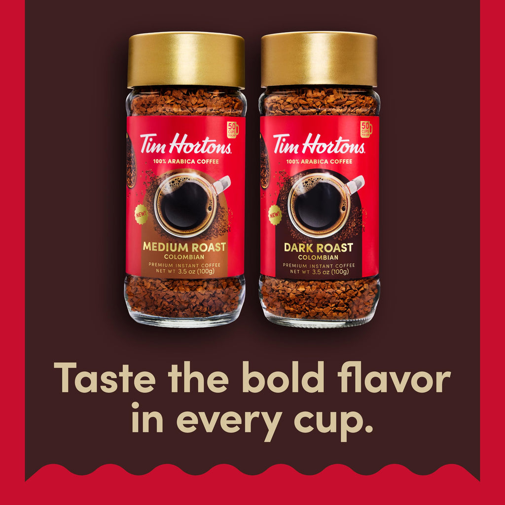 Tim Hortons Original Blend Instant Coffee 3.5oz Jar