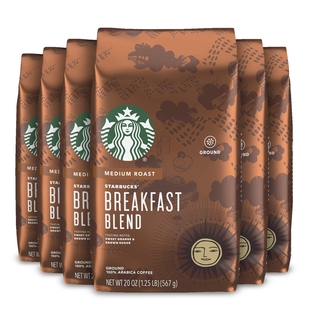 Starbucks Ground Caffeinated Bag No medium_roast
