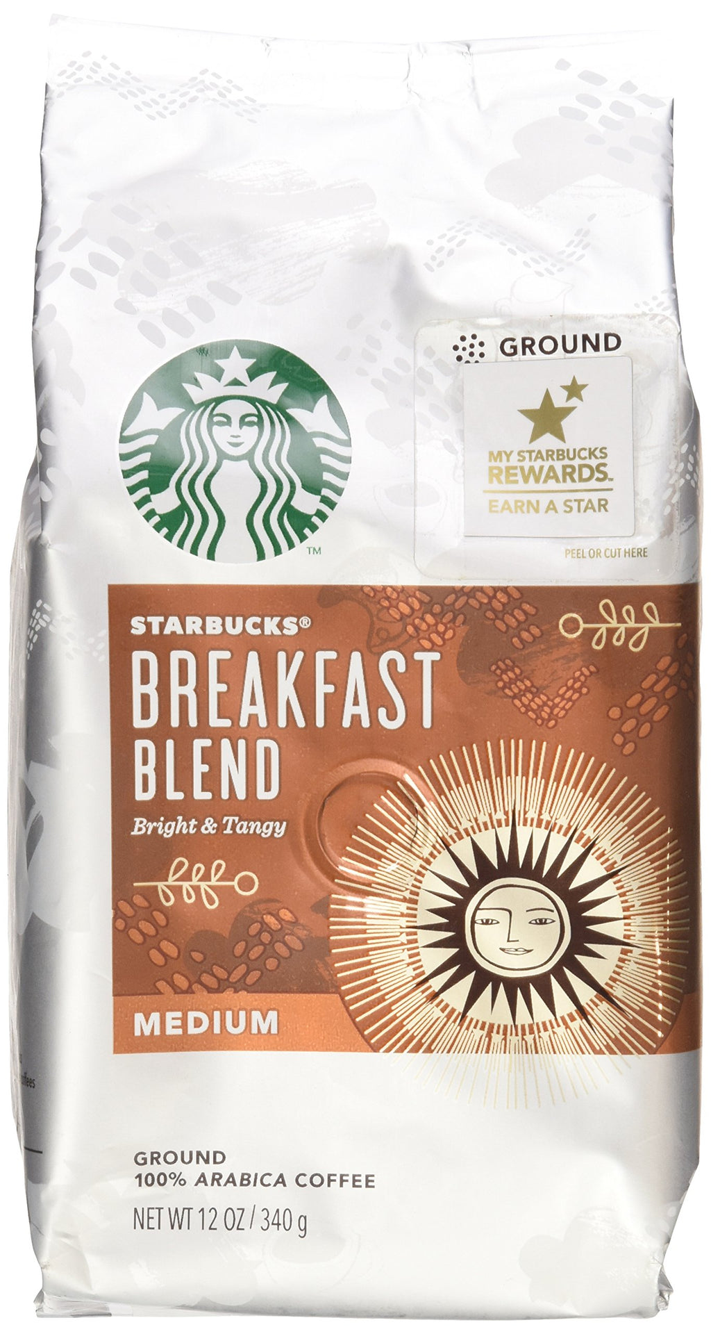 Starbucks Ground Caffeinated Bag No medium_roast
