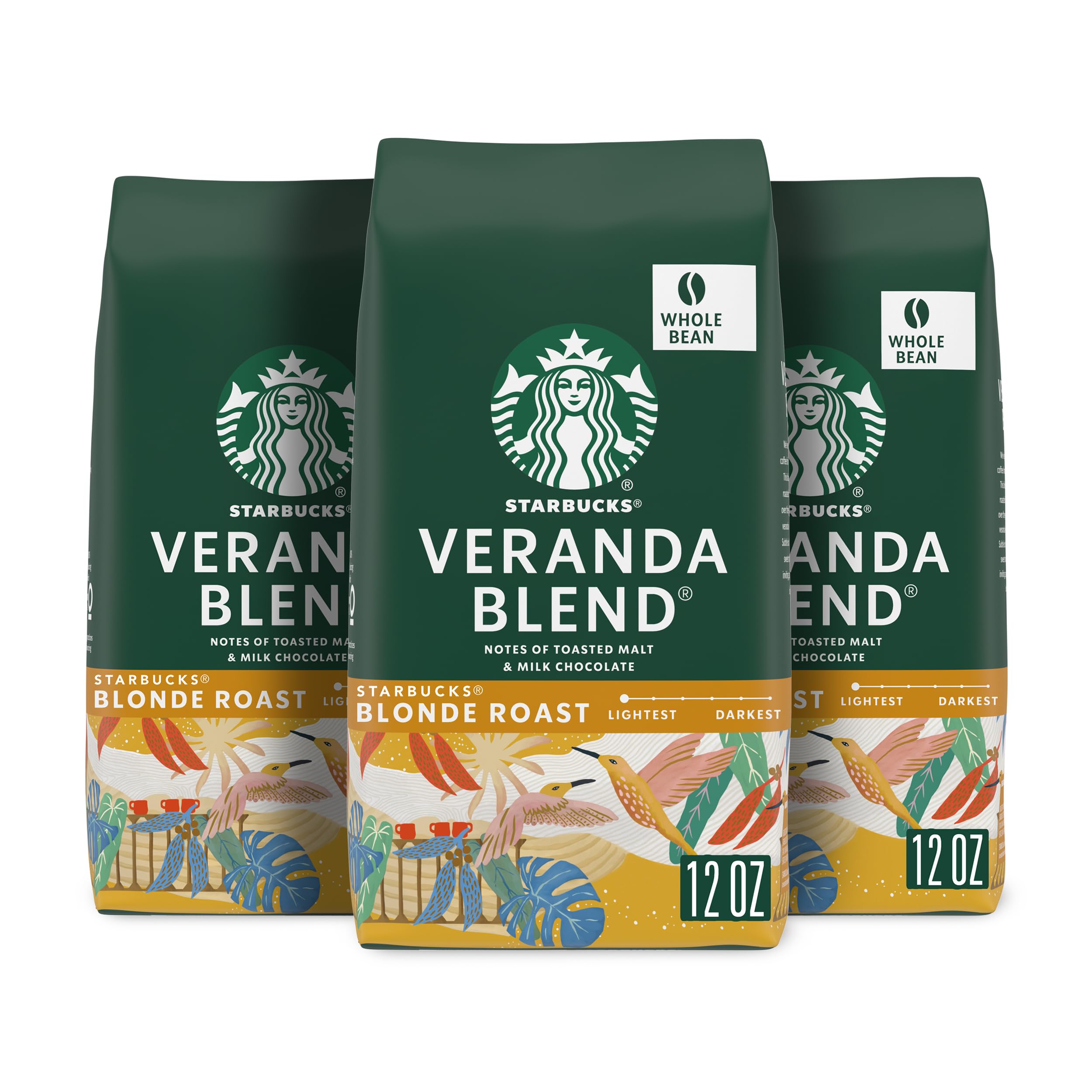 Starbucks Whole Bean Caffeinated Bag No light_roast