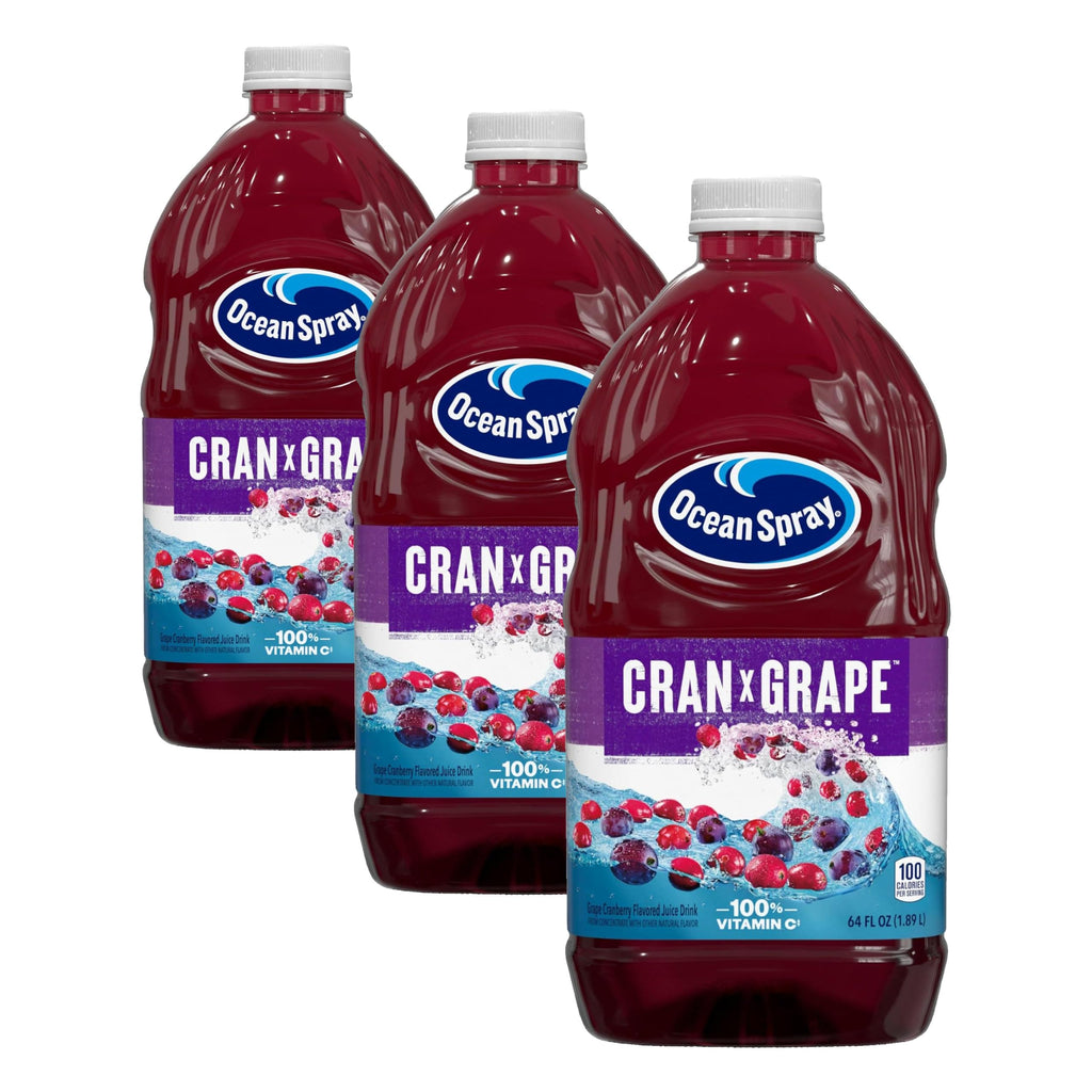 Ocean Spray® Cranberry Juice Cocktail with Calcium, 64 Fl Oz Bottle (Pack of 8)