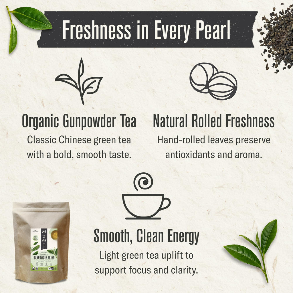 Numi Organic Jasmine Green Tea,