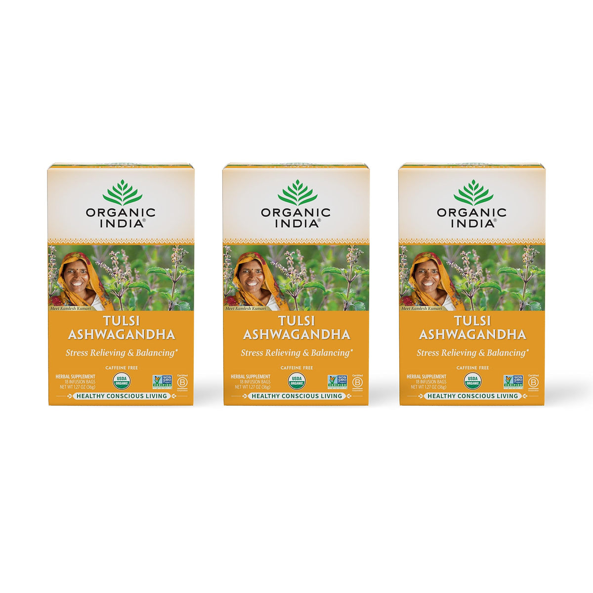Organic Herbal Tea Variety Pack – Premium Wellness Tea, 3 Packs