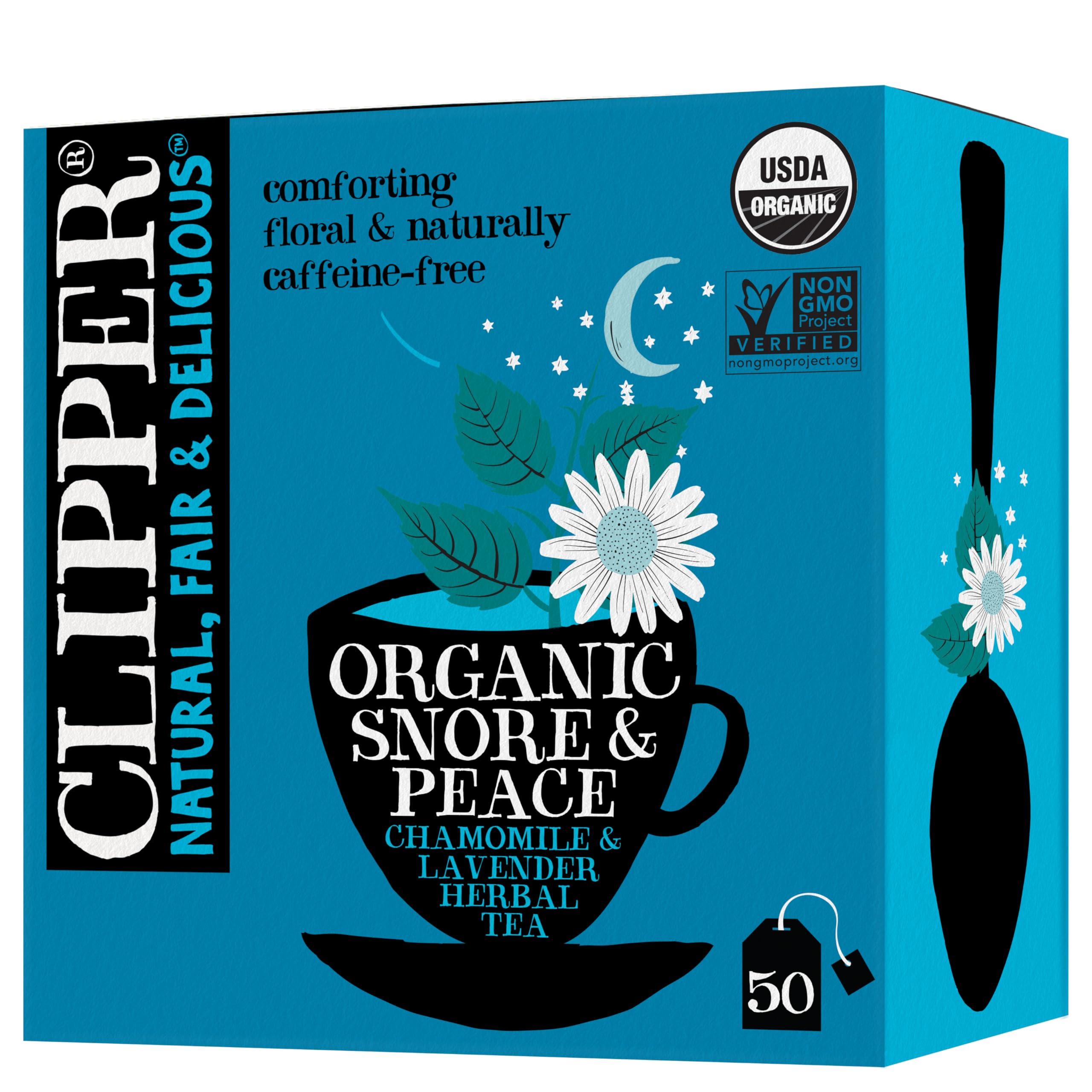 Clipper Organic Lemon & Ginger Herbal Tea, 50 Tea Bags