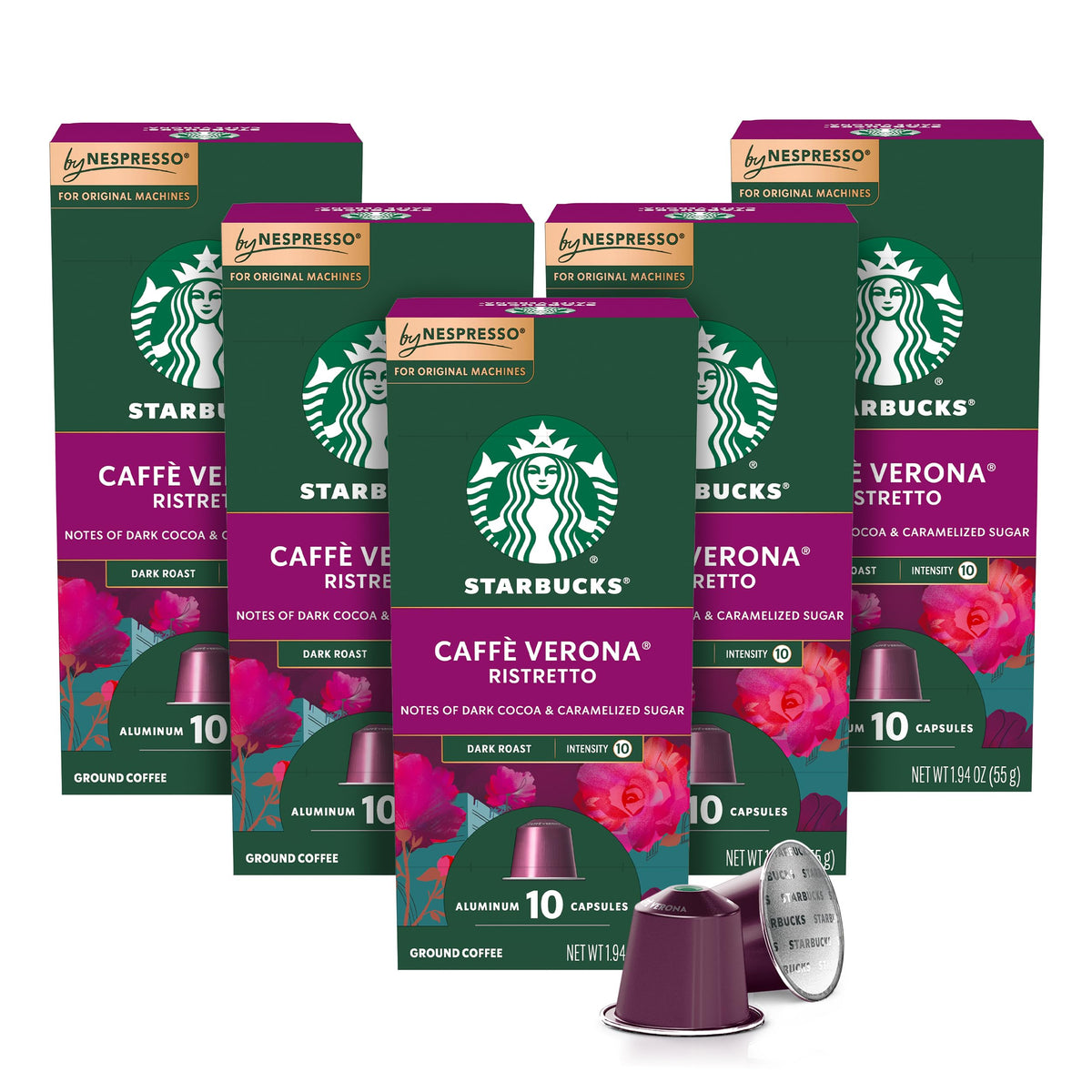 Coffee Capsules for Nespresso Machines – Smooth Medium Roast Blend