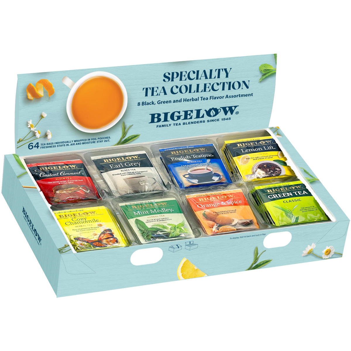 Bigelow Assorted Tea Variety Pack – Premium Flavored Tea Bags