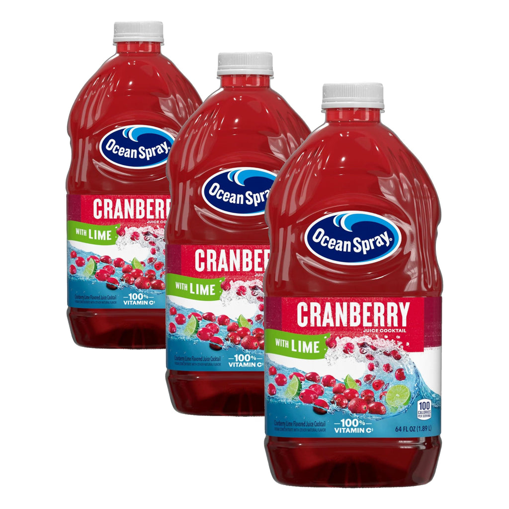 Ocean Spray® Cranberry Juice Cocktail with Calcium, 64 Fl Oz Bottle (Pack of 8)