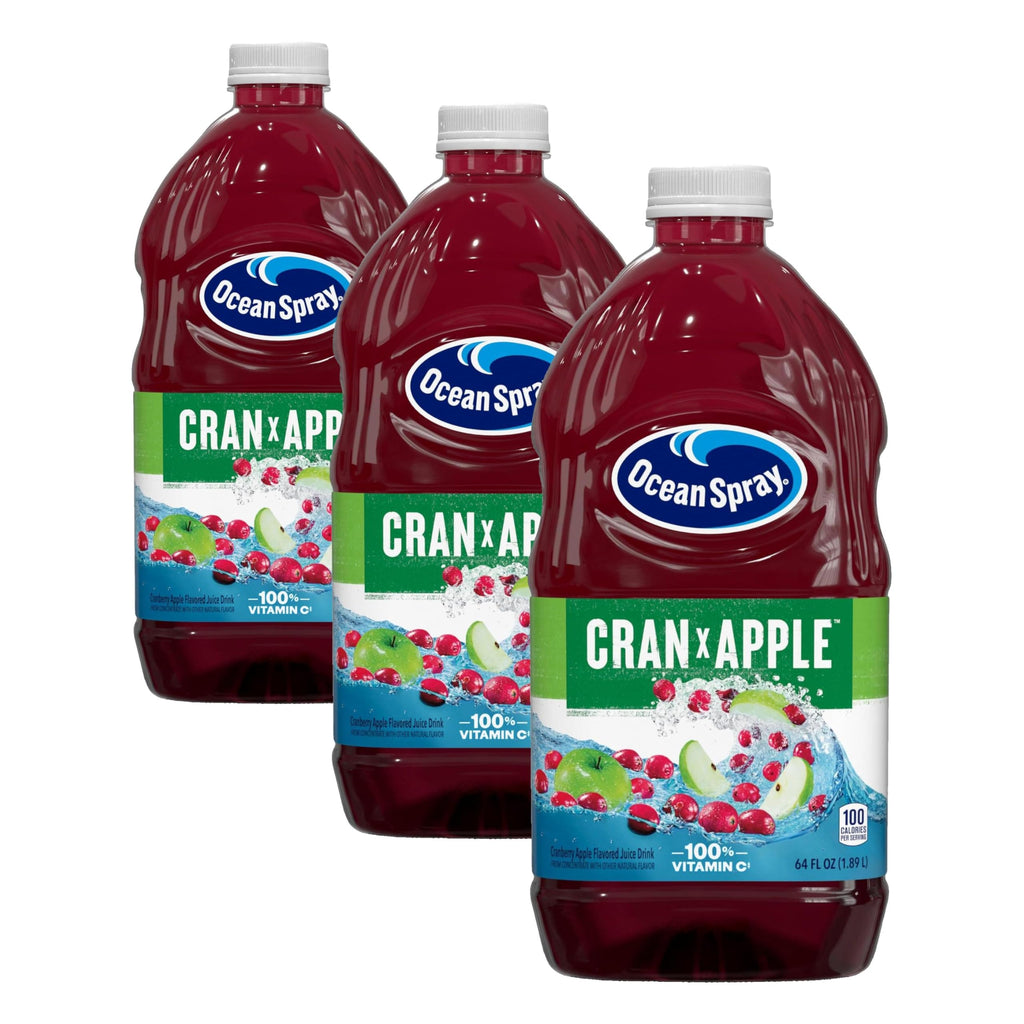 Ocean Spray® Cranberry Juice Cocktail with Calcium, 64 Fl Oz Bottle (Pack of 8)