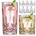 Qipecedm Crystal Drinking Glasses