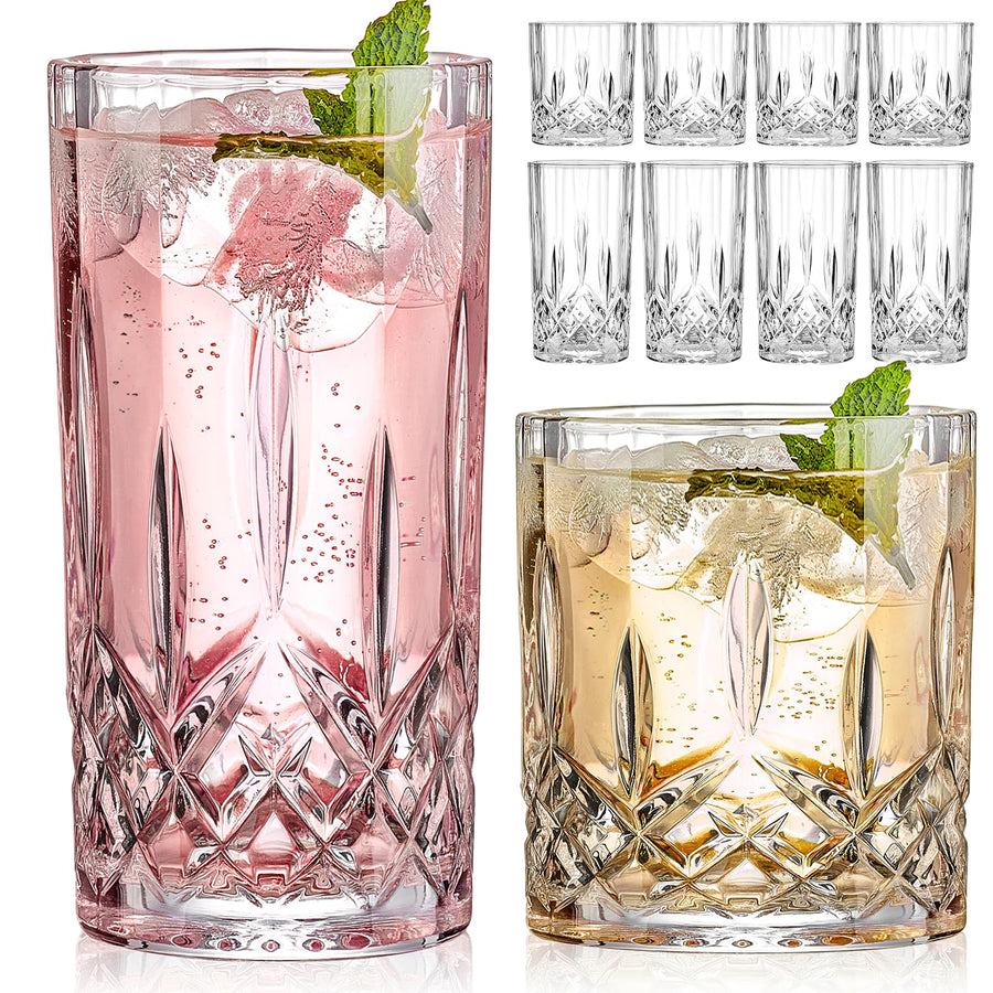 Crystal Drinking Glass Set – Elegant Glassware for Everyday Use