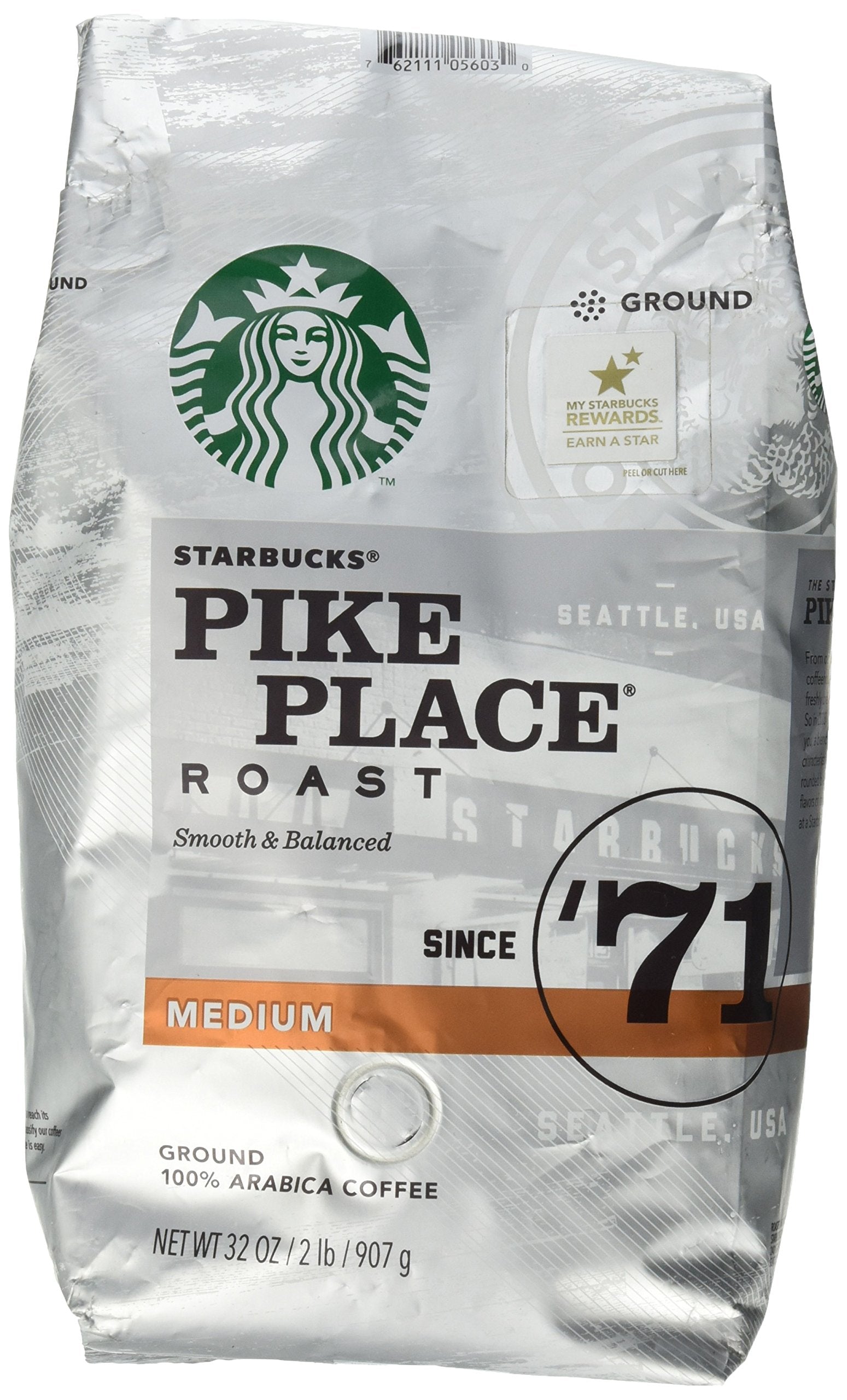 Starbucks Ground Caffeinated Bag No medium_roast