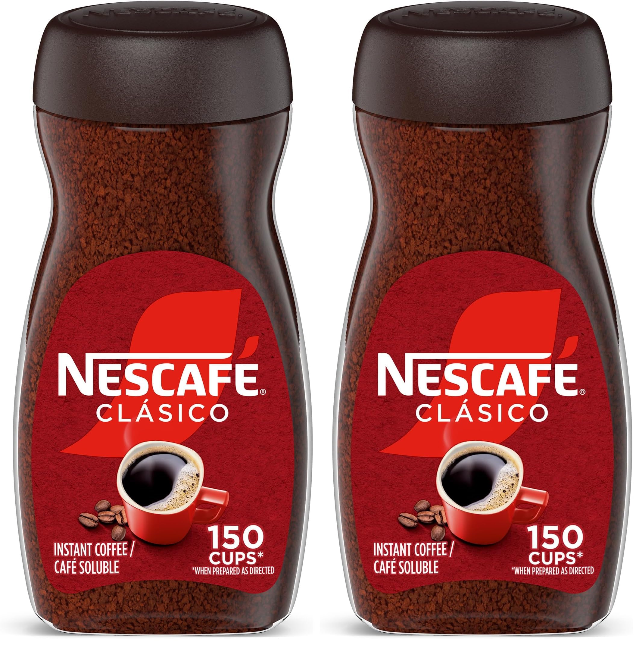 NESCAFÉ Clasico Dark Roast Instant Coffee, 10.5 oz Jar