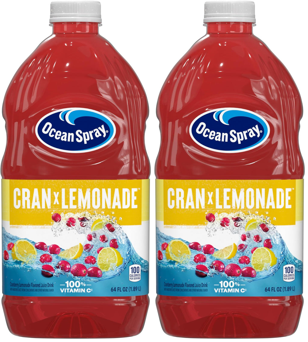 Ocean Spray® Cranberry Juice Cocktail with Calcium, 64 Fl Oz Bottle (Pack of 8)