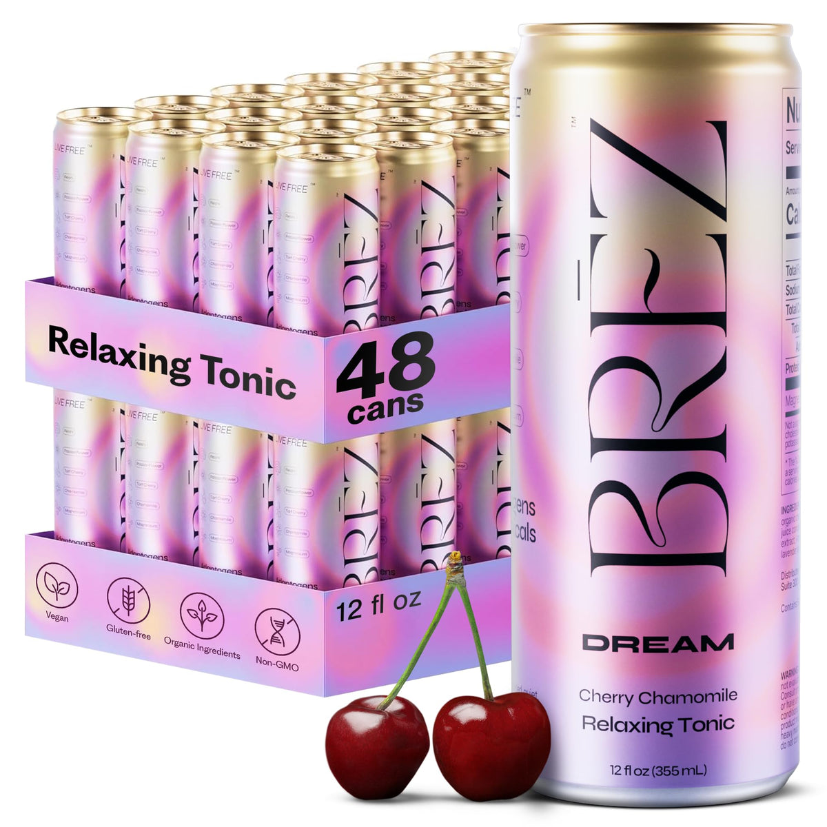 BRĒZ Dream Reishi Mushroom Functional Drink