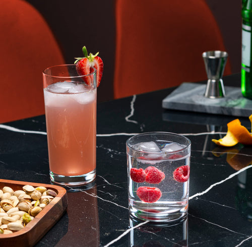 Everyday Drinking Glass Set – Tall & Short Glasses Set of 8