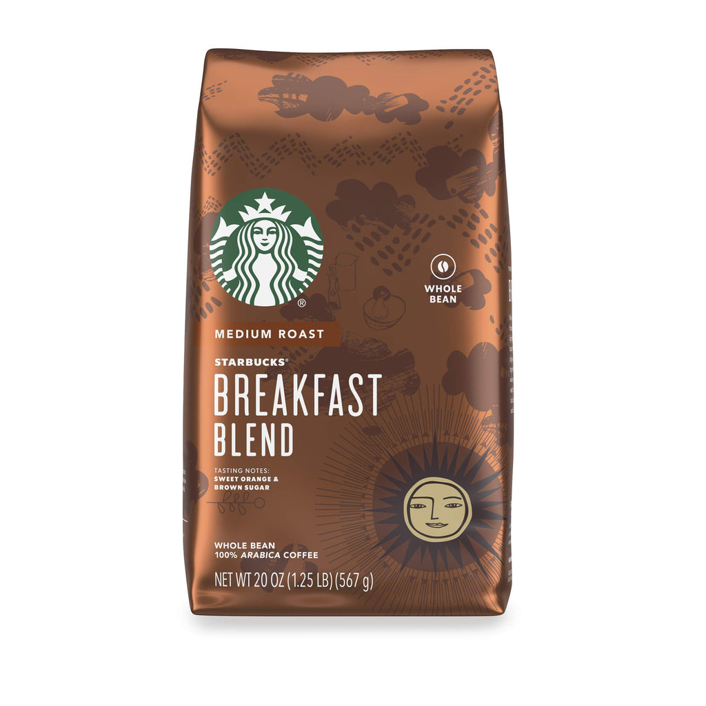 Starbucks Whole Bean Caffeinated Bag No medium_roast