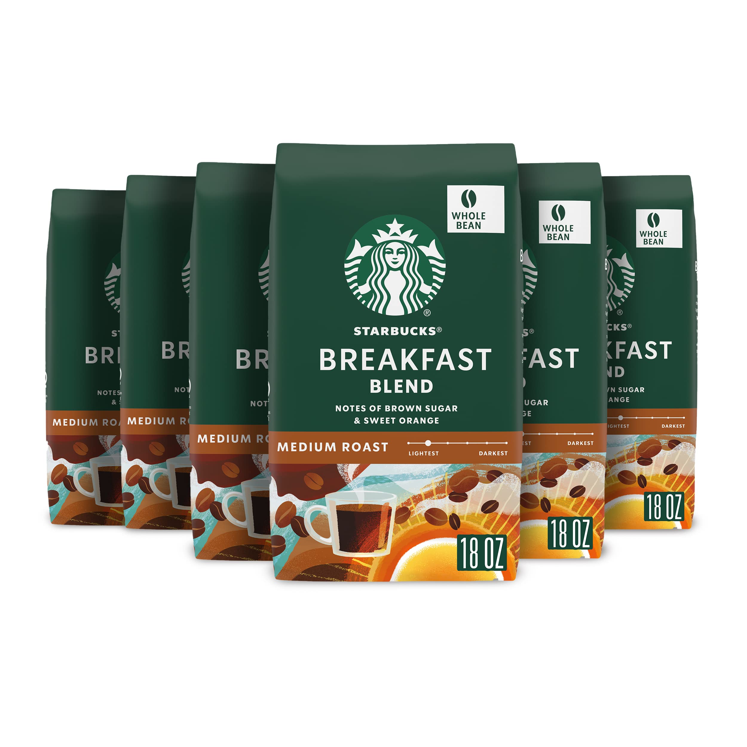 Starbucks Whole Bean Caffeinated Bag No medium_roast
