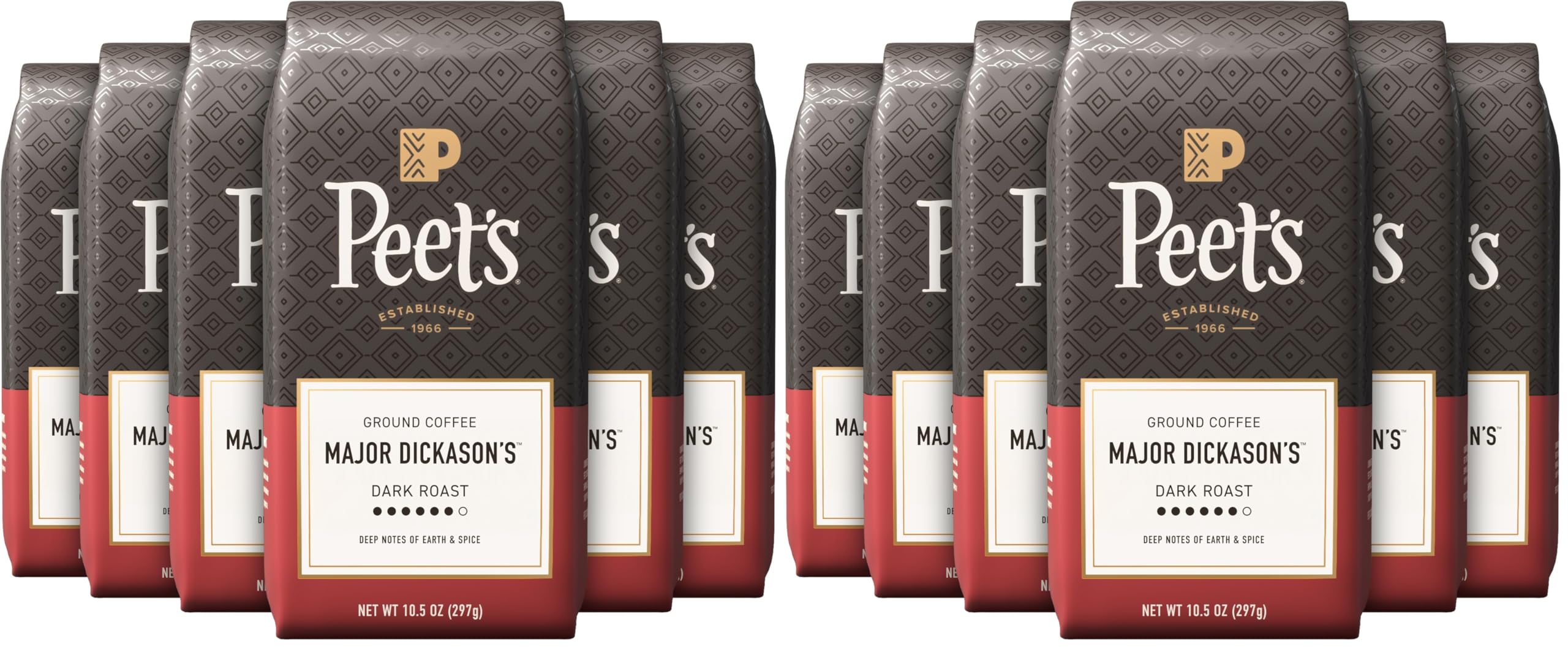 Peet's Coffee, Dark Roast Ground Coffee