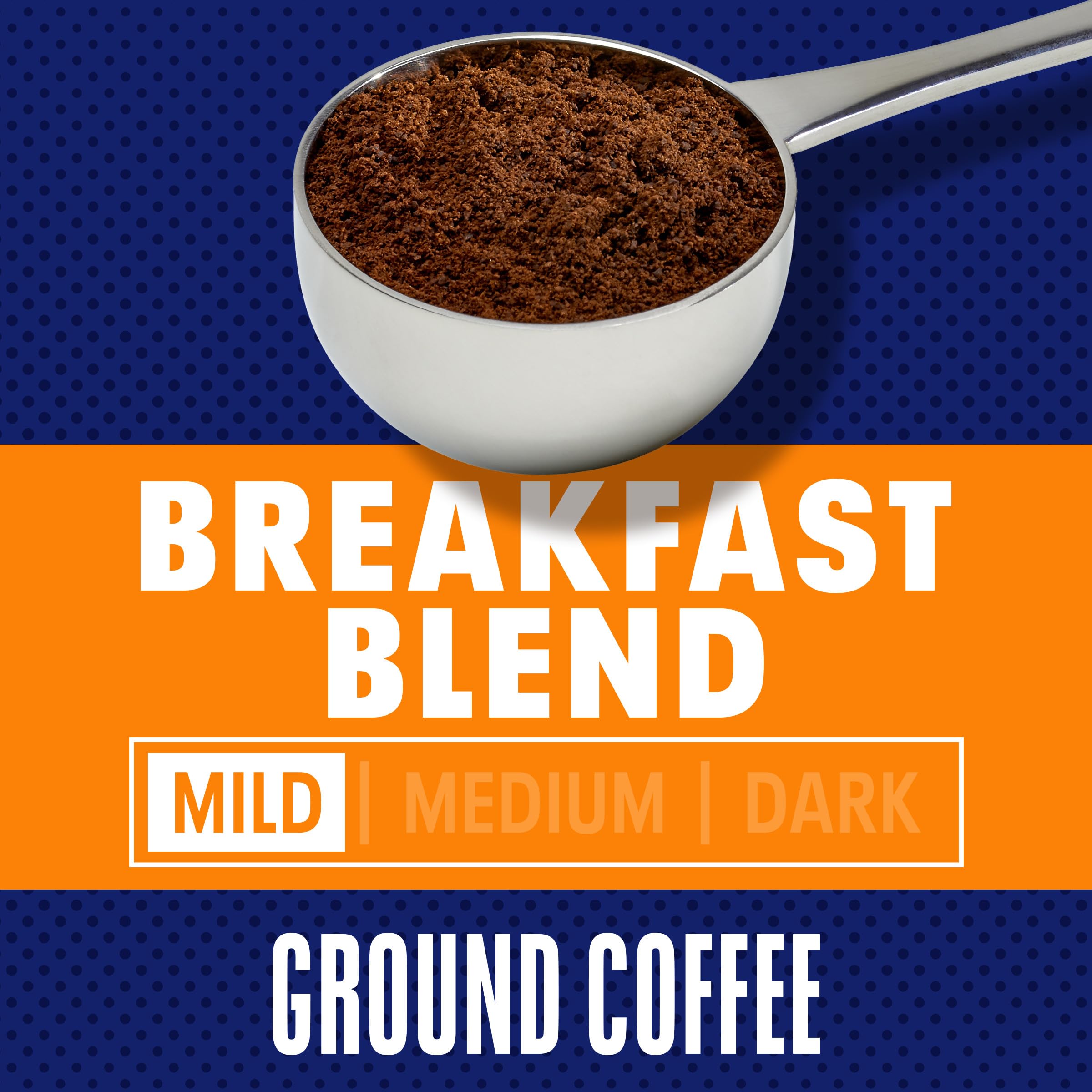 Maxwell House Breakfast Blend Mild Roast Ground Coffee, 38.8 oz Canister (Pack of 21)