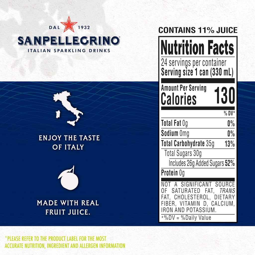 Sanpellegrino Italian Sparkling Drinks