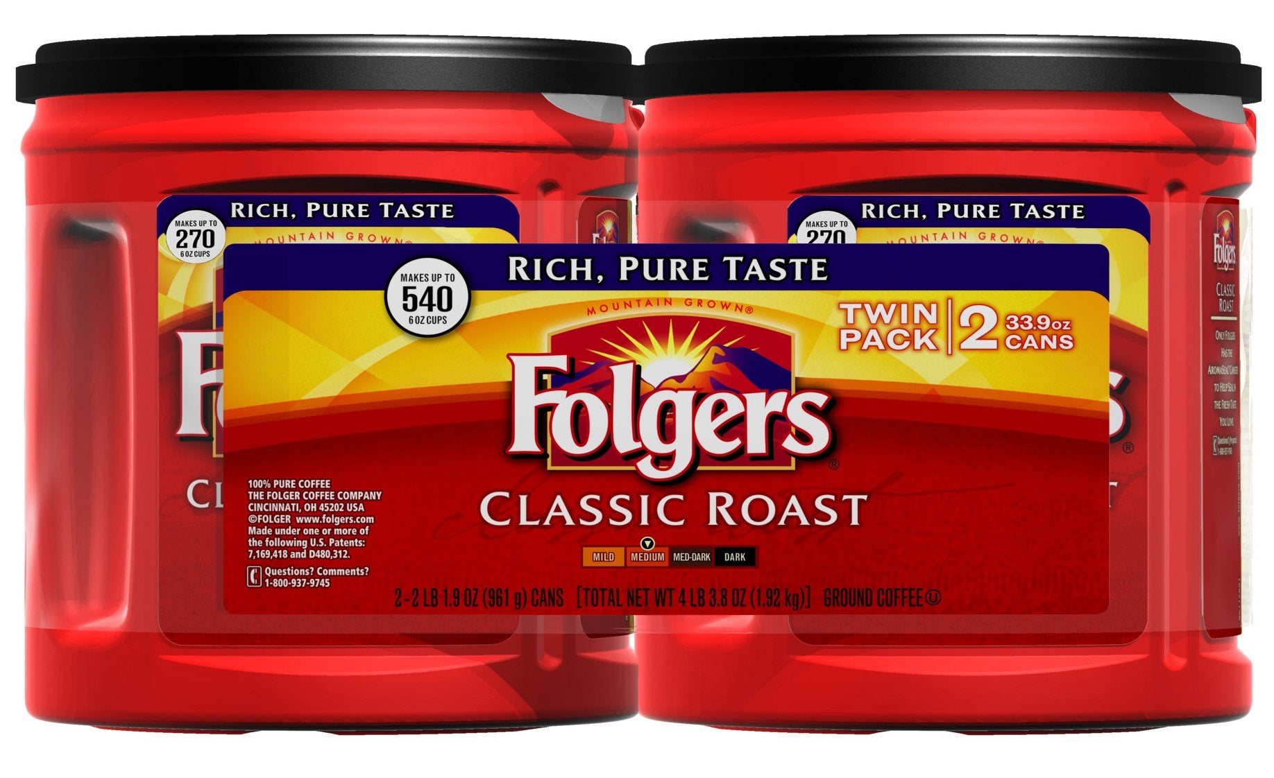 Folgers Classic Roast Medium Roast Ground Coffee